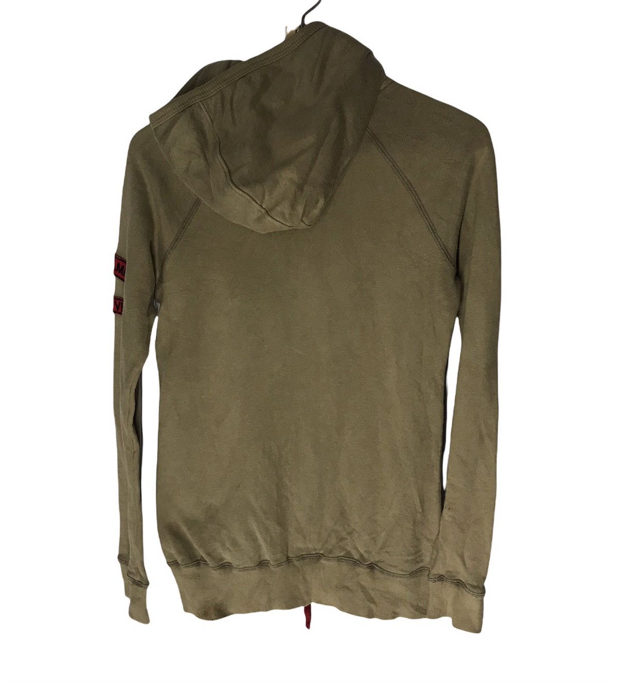 Japanese Brand Screaming invaders gold label zipper hoodie with patches Size US S / EU 44-46 / 1 - 2 Thumbnail