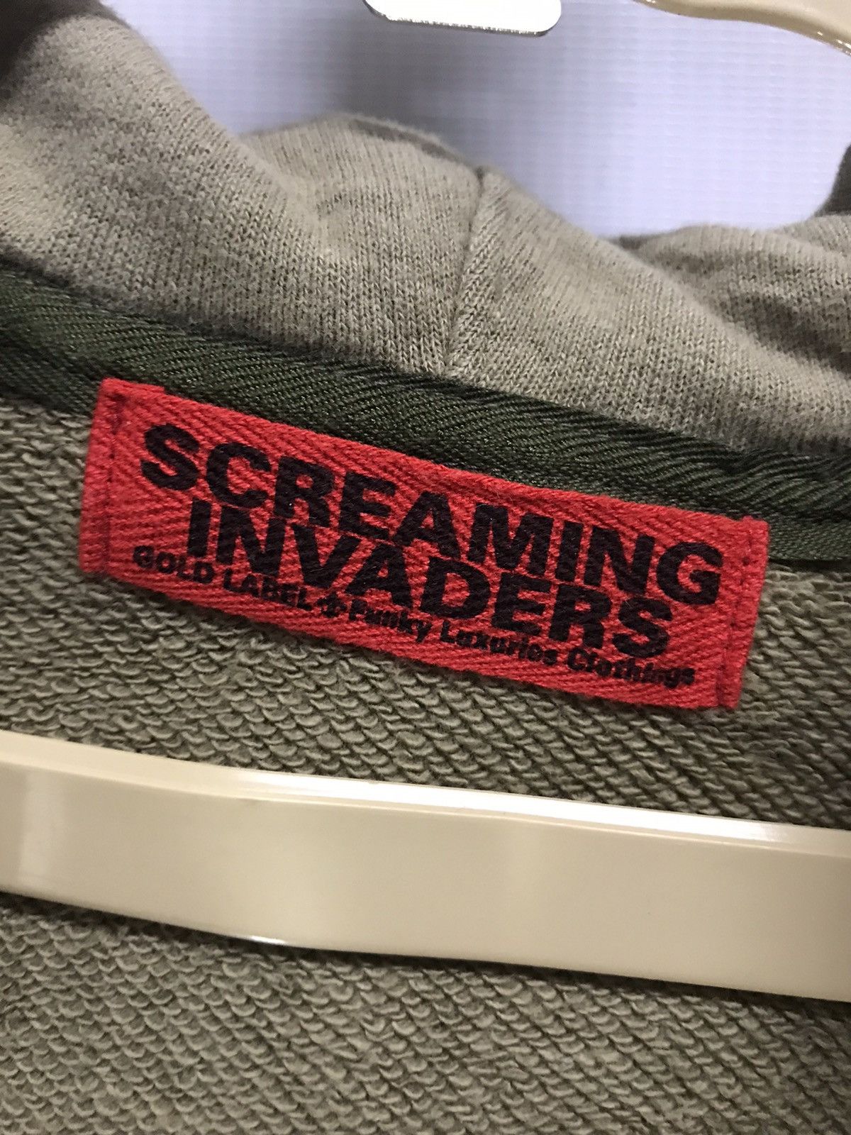 Japanese Brand Screaming invaders gold label zipper hoodie with patches Size US S / EU 44-46 / 1 - 3 Thumbnail