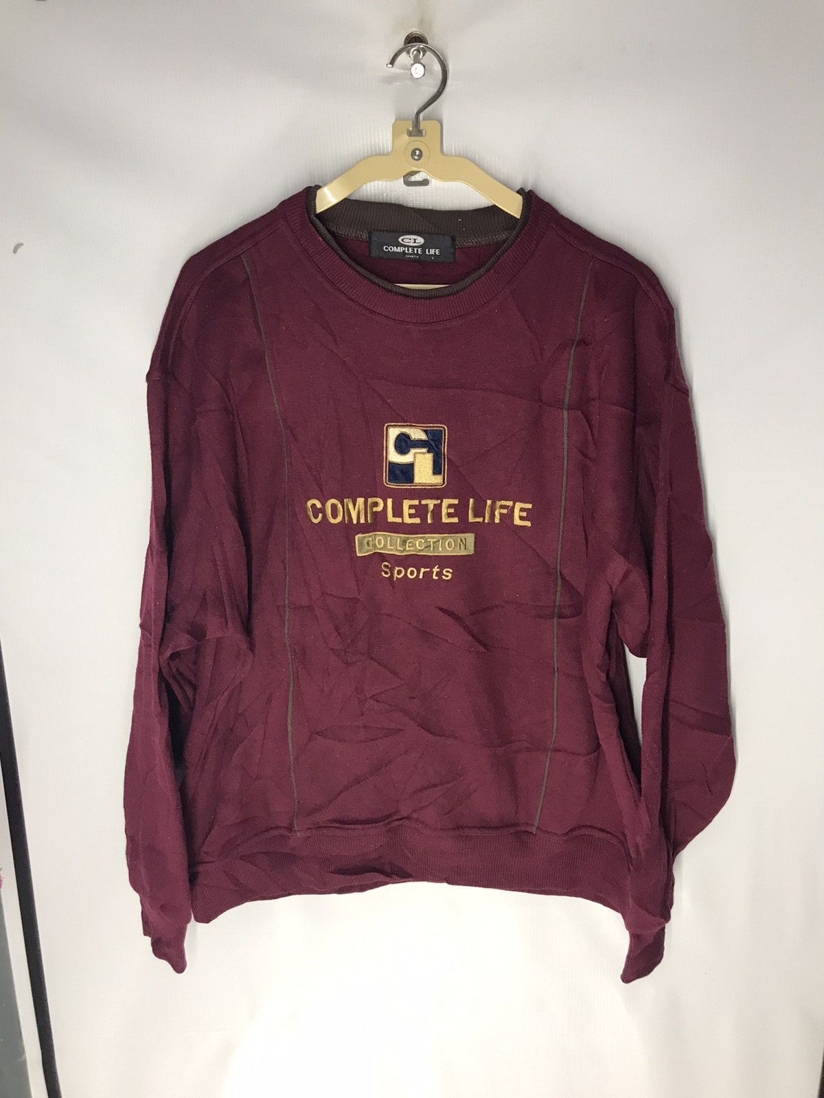 Japanese Brand Complete life sport spellout sweatshirt Size US L / EU 52-54 / 3 - 6 Thumbnail