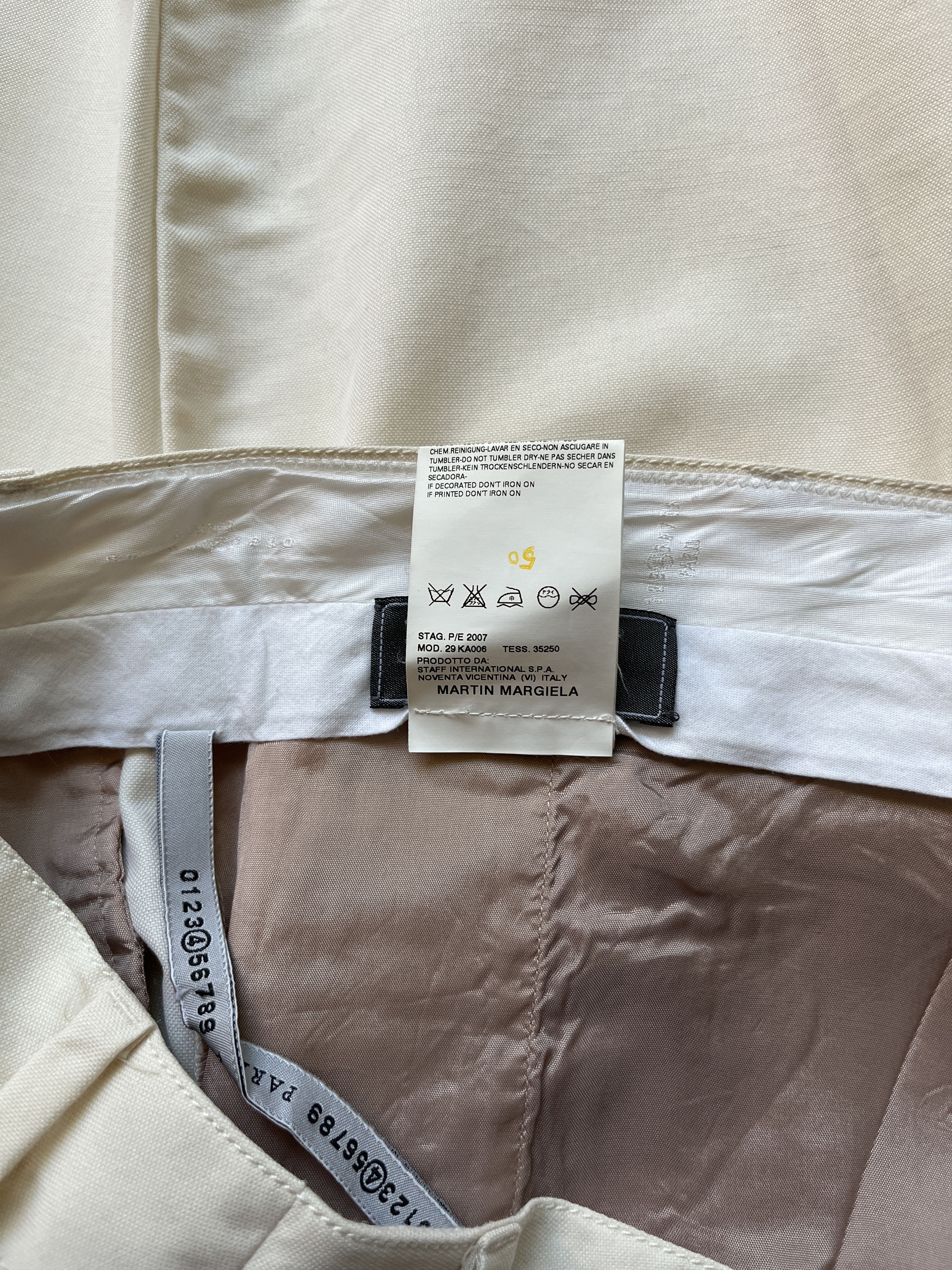 Maison Margiela ⚡️QUICK SALE⚡️2007 Maison Margiela Straw Pants Trousers Size 31" - 6 Thumbnail