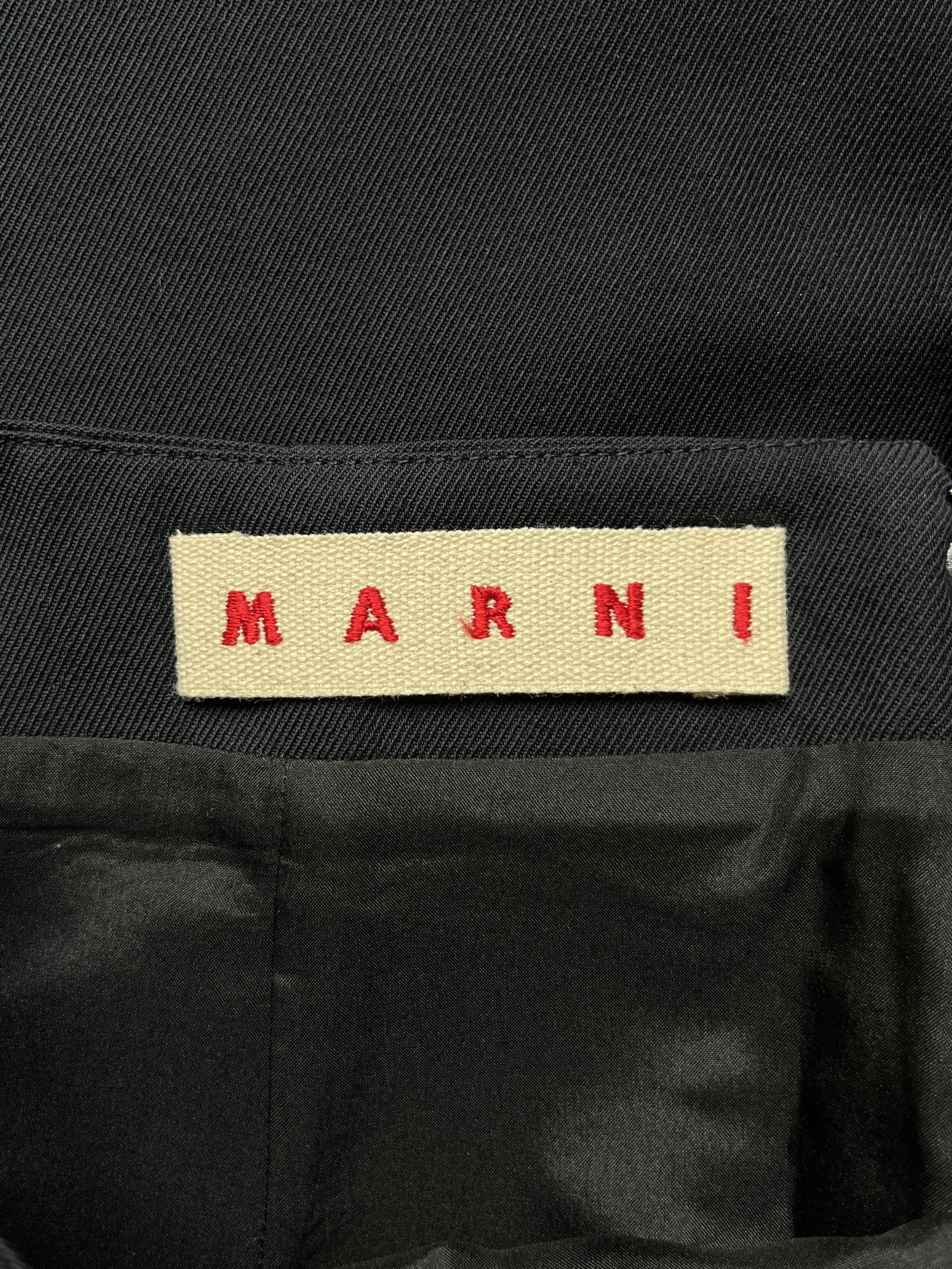 Marni ⚡️QUICK SALE⚡️Marni Black Wool Skirt Size 29" - 3 Thumbnail