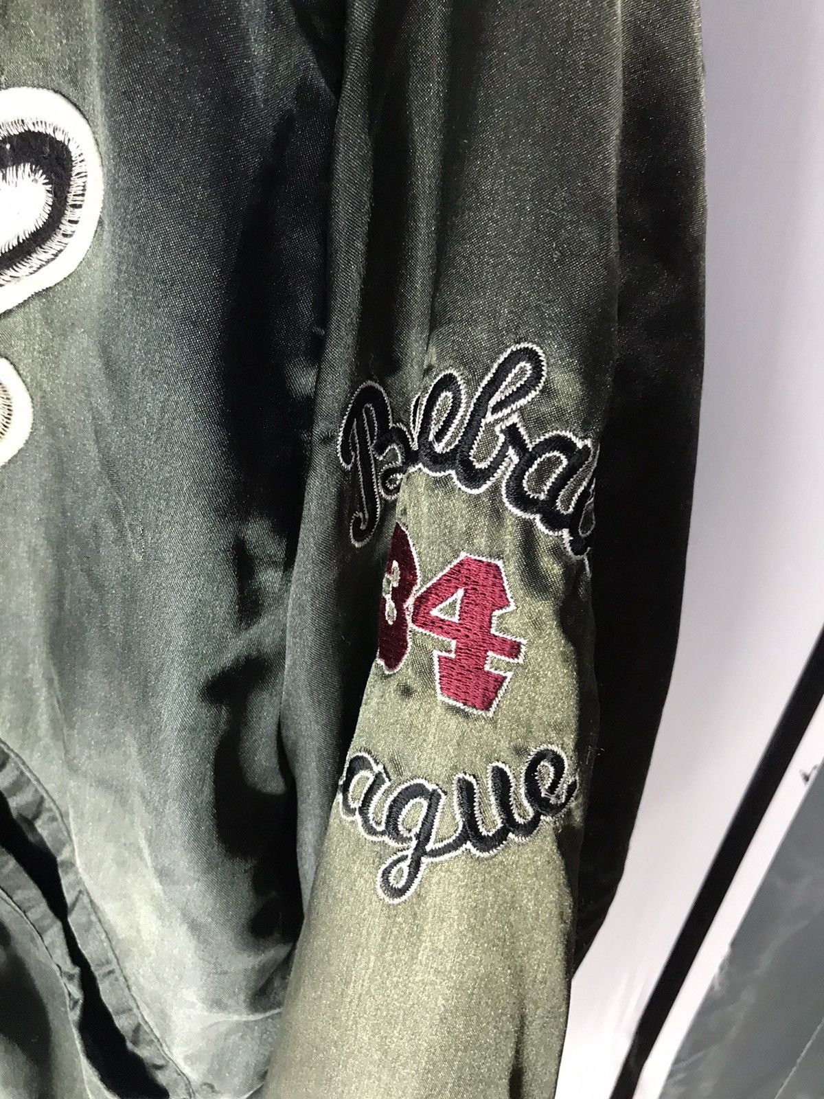 Japanese Brand Bombers jacket baseball spellout snap button by mac hope Size US M / EU 48-50 / 2 - 4 Thumbnail