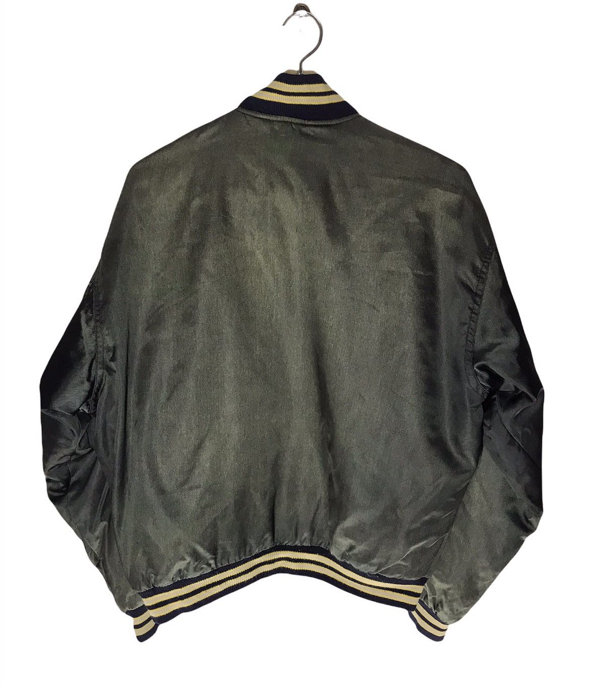 Japanese Brand Bombers jacket baseball spellout snap button by mac hope Size US M / EU 48-50 / 2 - 2 Thumbnail