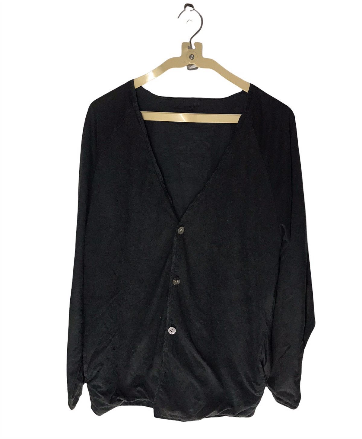 Beams Plus × Japanese Brand Beams Cardigan cotton super black Size US M / EU 48-50 / 2 - 1 Thumbnail