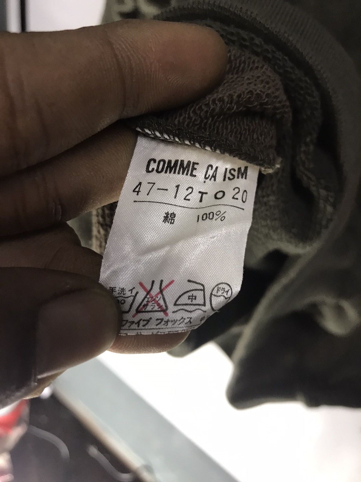 Comme Ca Ism × Japanese Brand Comme ca ism back spellout faded crewneck sweatshirt Size US M / EU 48-50 / 2 - 3 Thumbnail