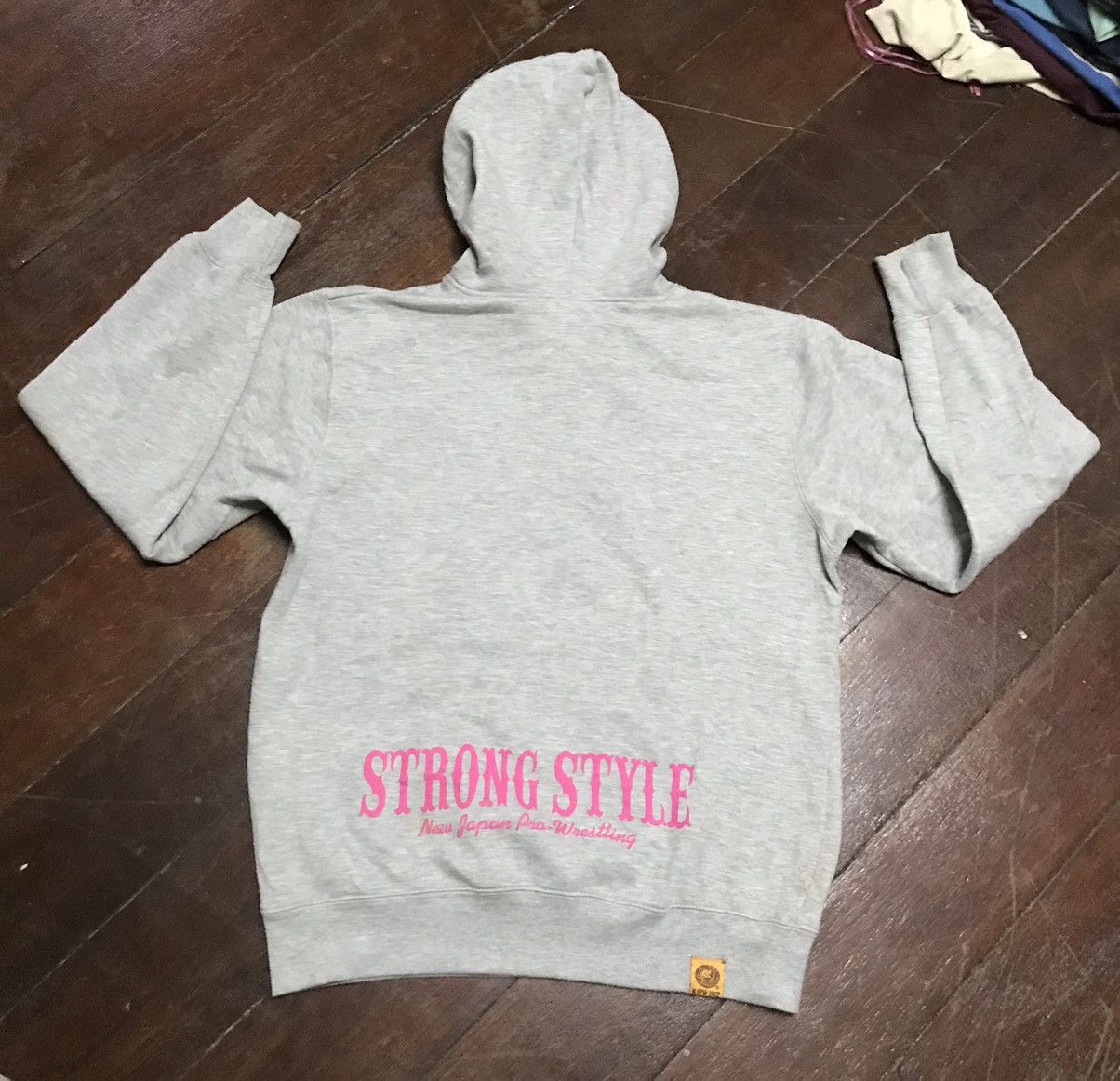 Njpw big logo hoodie pullover