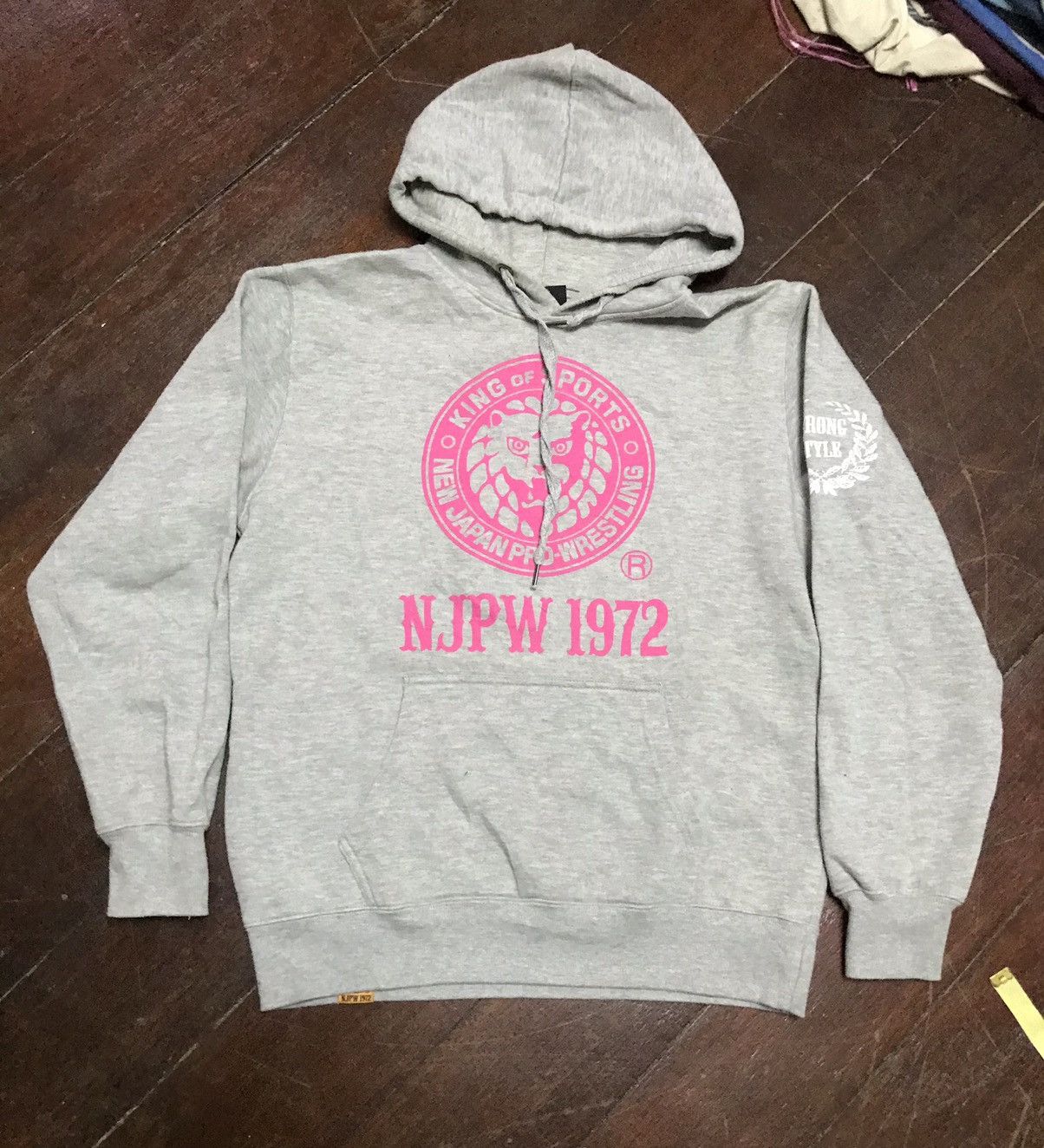 Njpw big logo hoodie pullover
