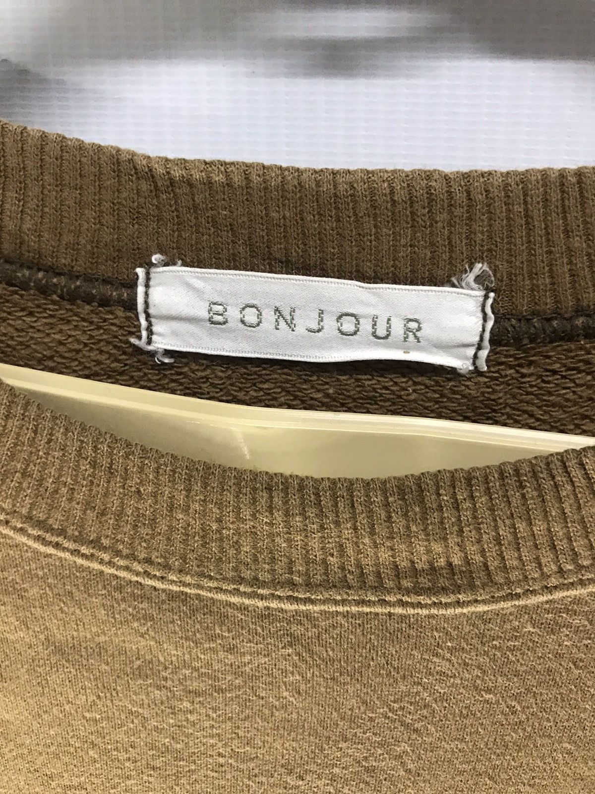 Designer × Japanese Brand Bonjour spellout crewneck sweatshirt Size US L / EU 52-54 / 3 - 3 Thumbnail