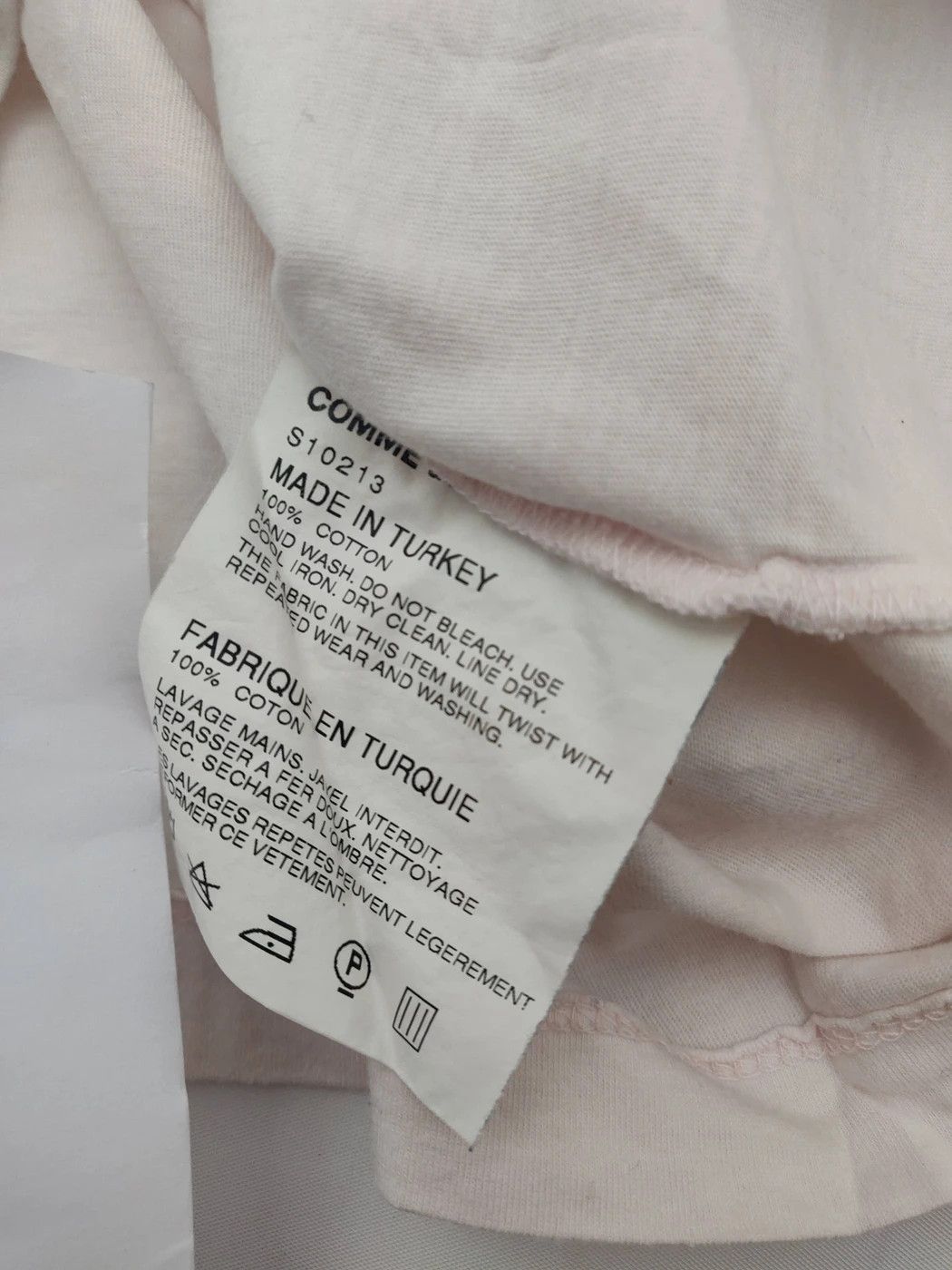 Comme des Garcons SHIRT ⚡️QUICK SALE⚡️Comme des Garcons Shirt Pink/White tshirt Size US S / EU 44-46 / 1 - 4 Thumbnail