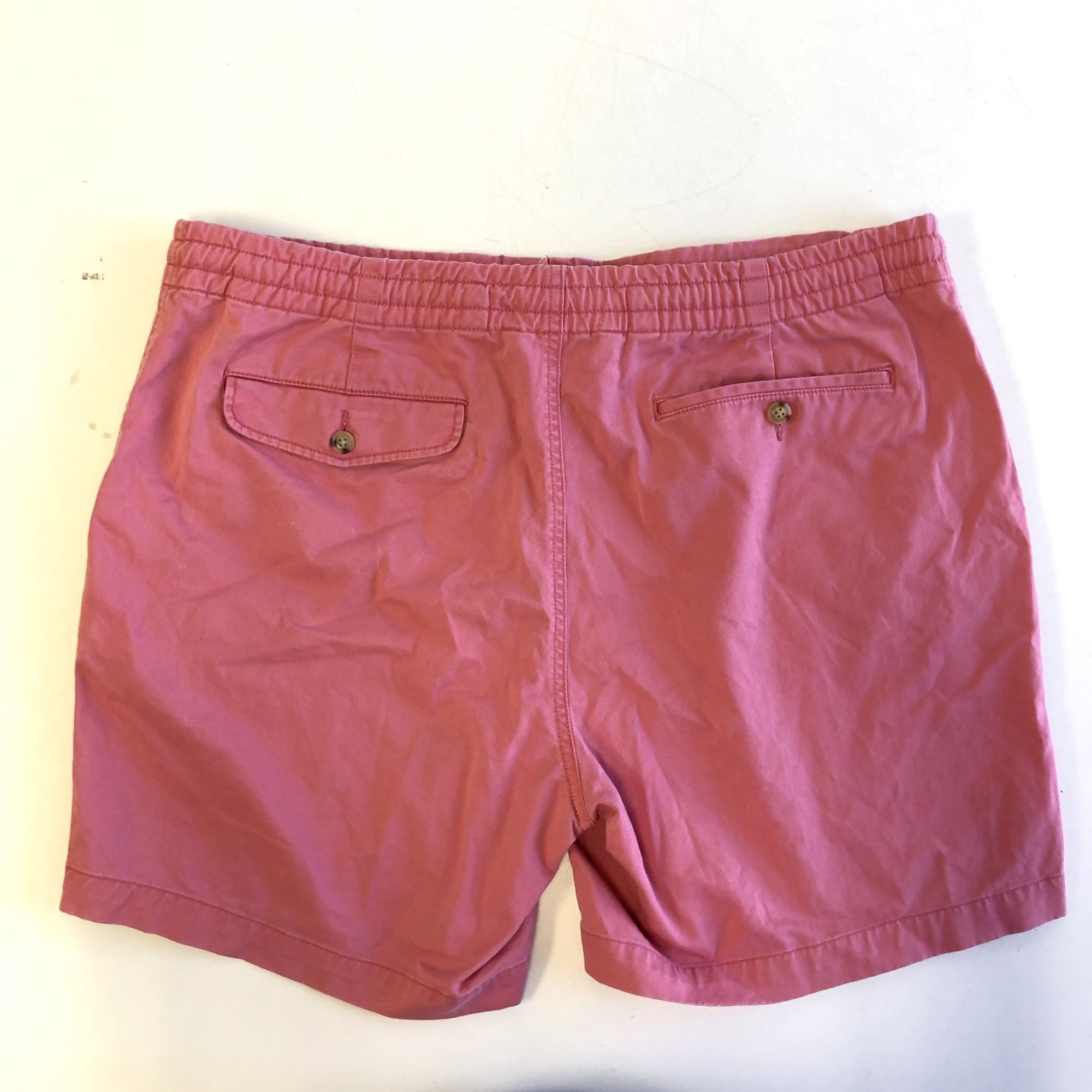 Ralph Lauren Pink Classic Fit 6 POLO LOGO Rider Shorts XL