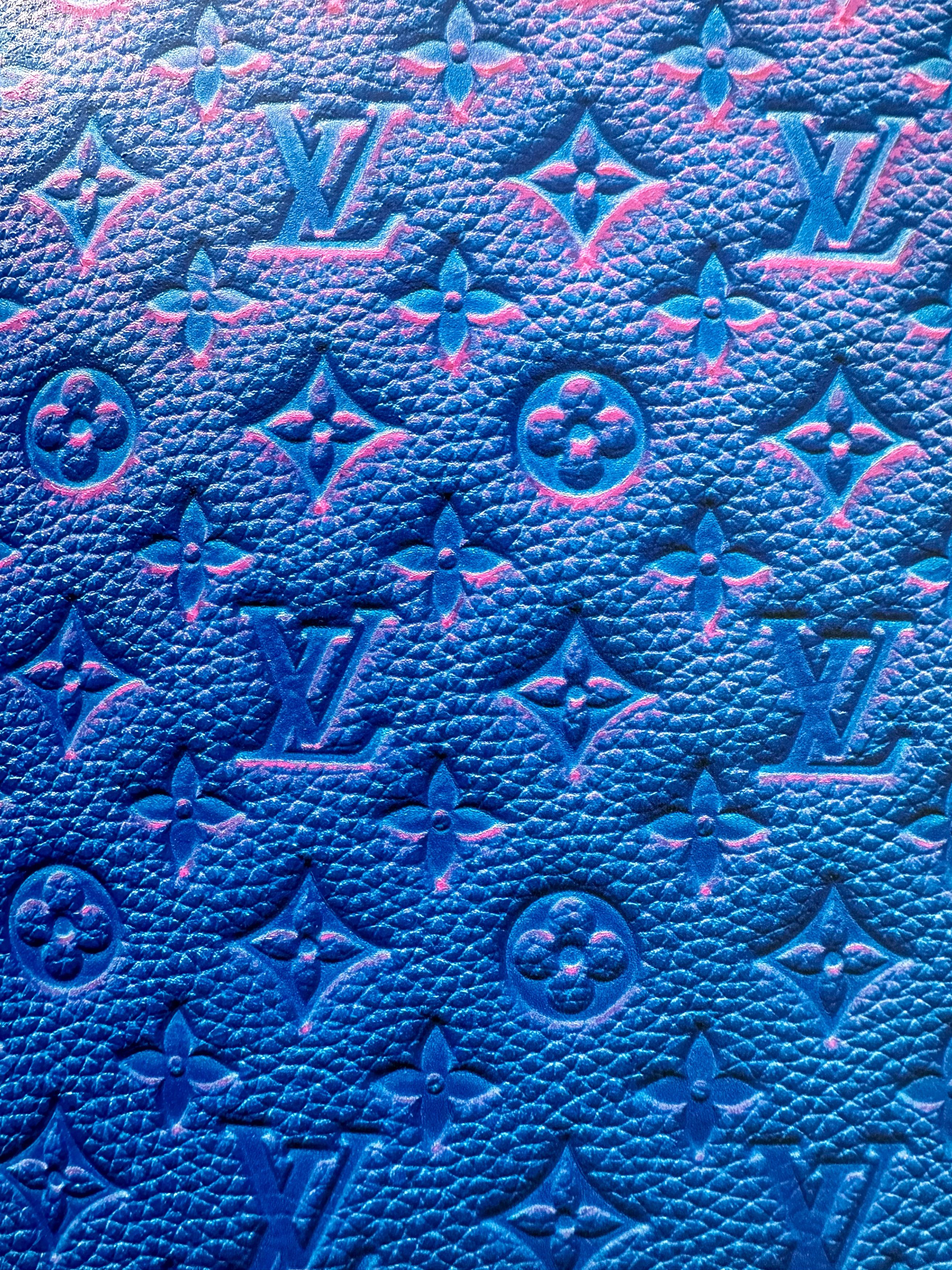 Louis Vuitton Louis Vuitton Pink & Blue Illusion Monogram Skateboard Size ONE SIZE - 3 Thumbnail