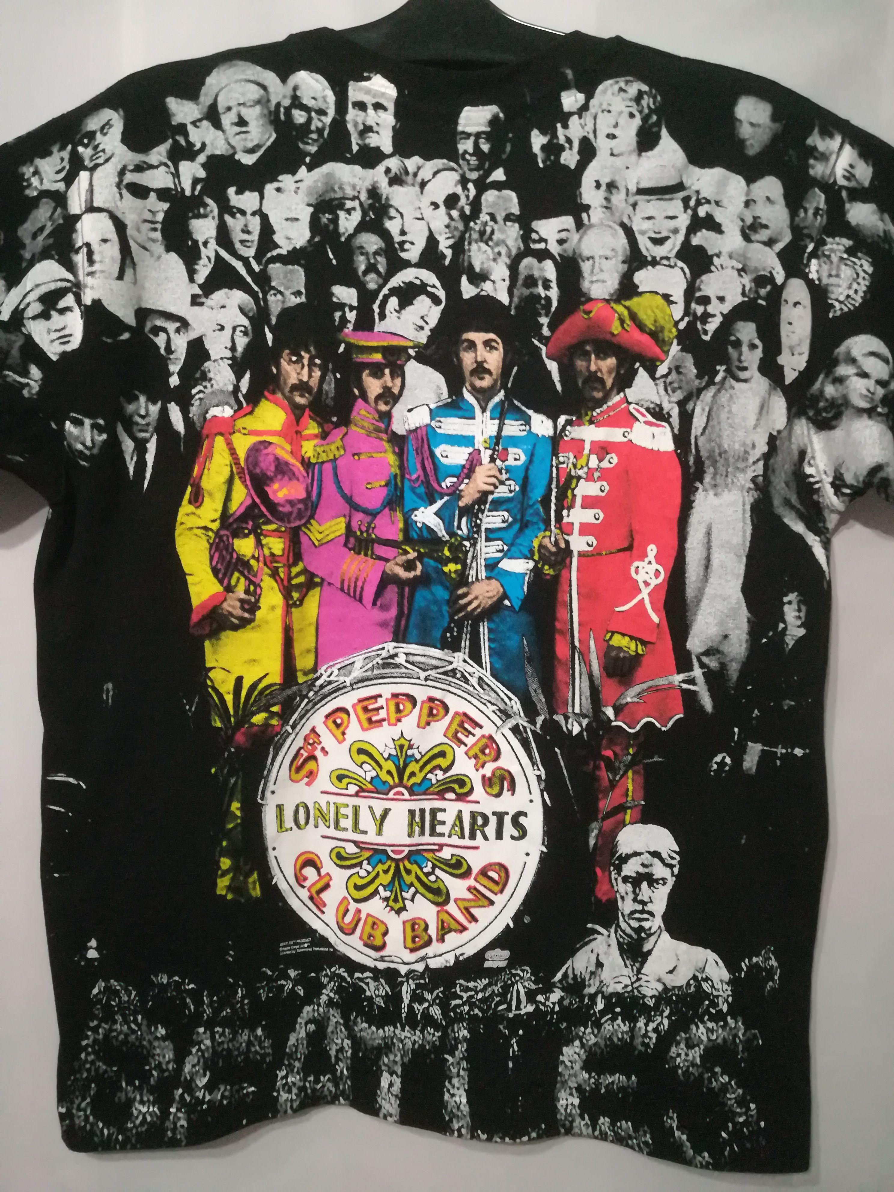 Band Tees × Vintage Vintage 90s Deadstock The Beatles Fullprint Tshirt Size US L / EU 52-54 / 3 - 2 Thumbnail