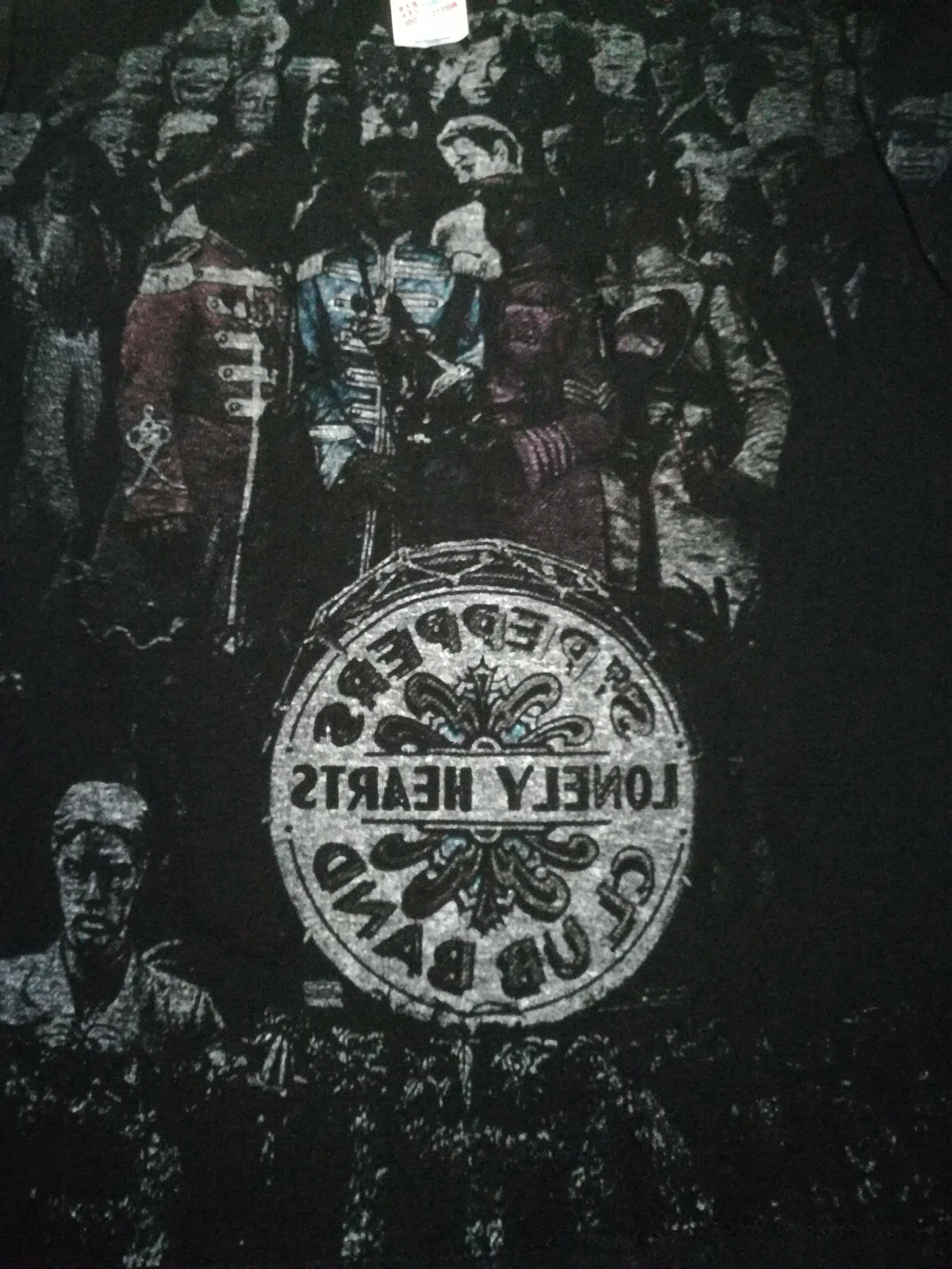 Band Tees × Vintage Vintage 90s Deadstock The Beatles Fullprint Tshirt Size US L / EU 52-54 / 3 - 9 Thumbnail