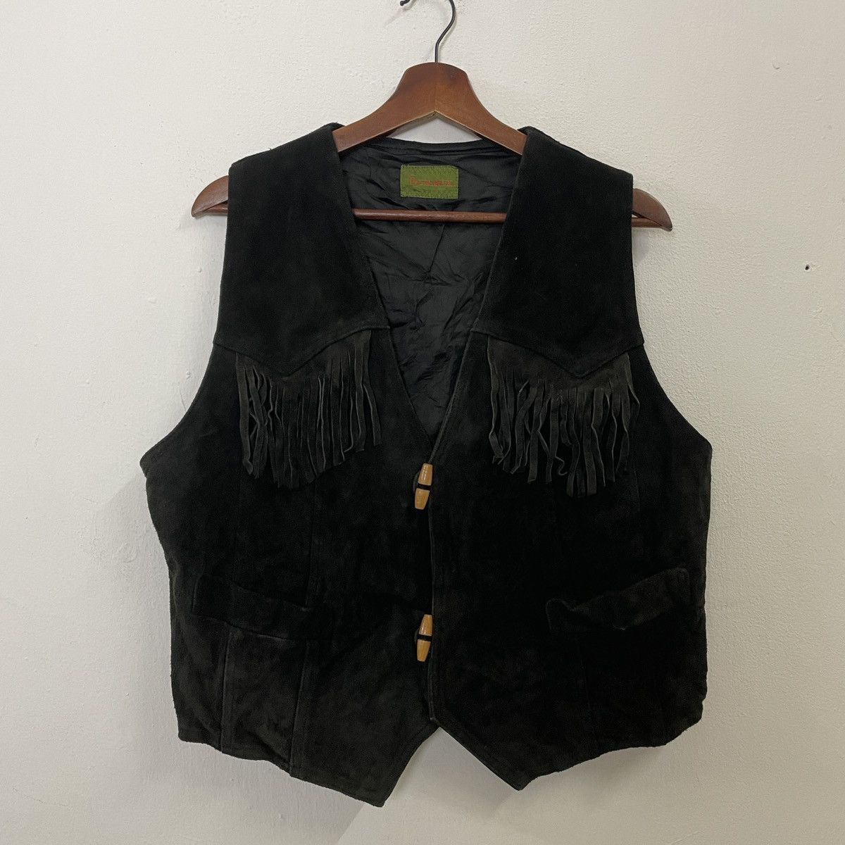 Cowboy Equipment Vintage Pasdedeux Cowboy Leather Vest Size US M / EU 48-50 / 2 - 1 Thumbnail