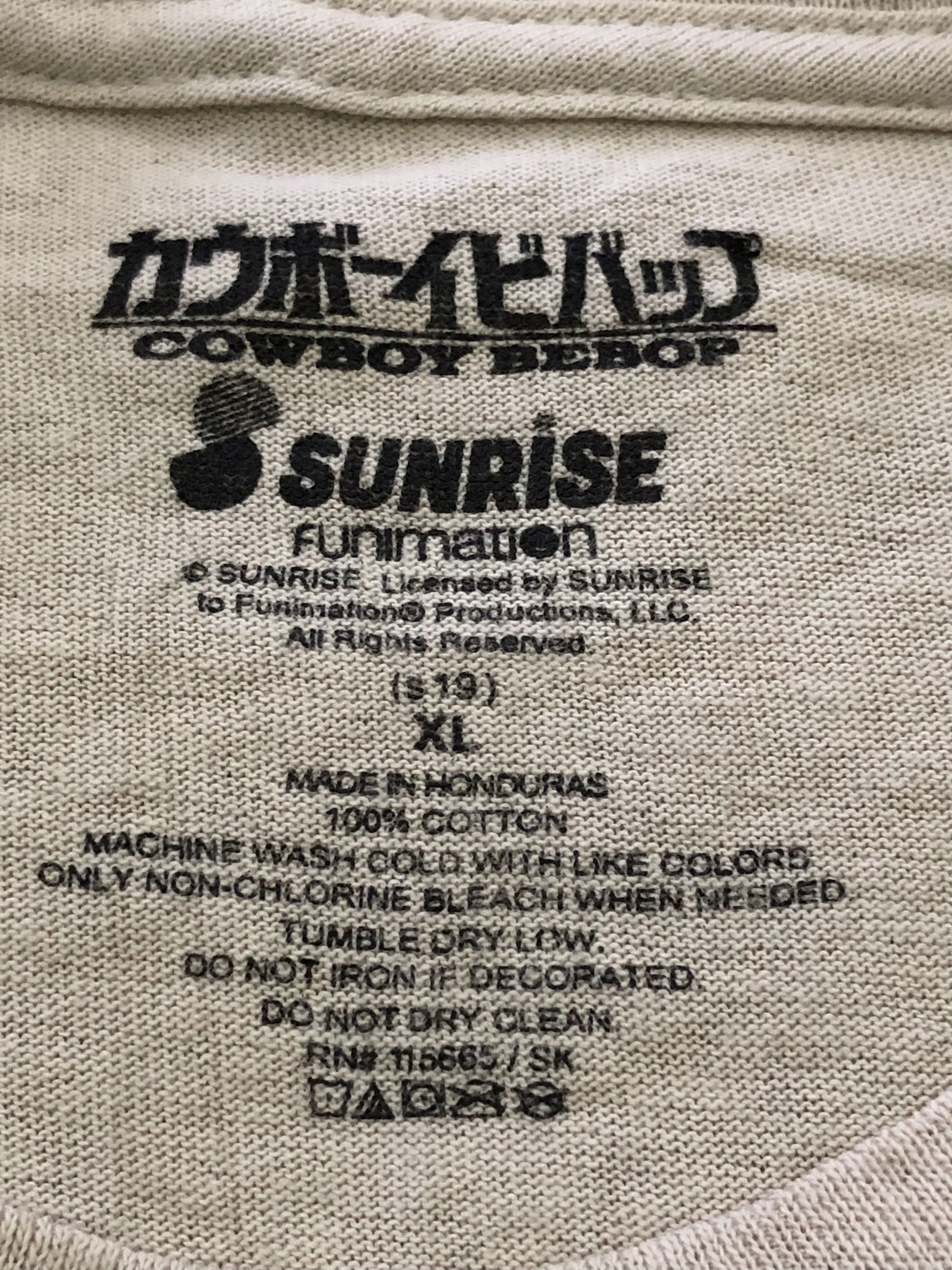 Cartoon Network × Japanese Brand Top Japanese Anime Manga Cowboy Bebop Tshirt Size US XL / EU 56 / 4 - 5 Thumbnail