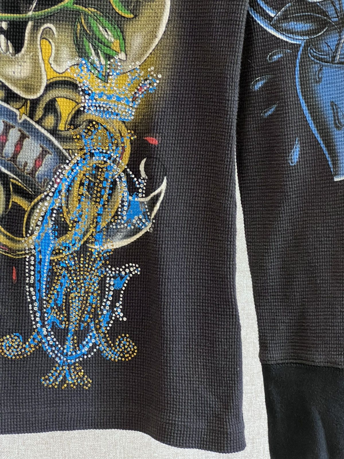 Christian Audigier Christian Audigier scull roses black long sleeve shirt Size US M / EU 48-50 / 2 - 5 Thumbnail