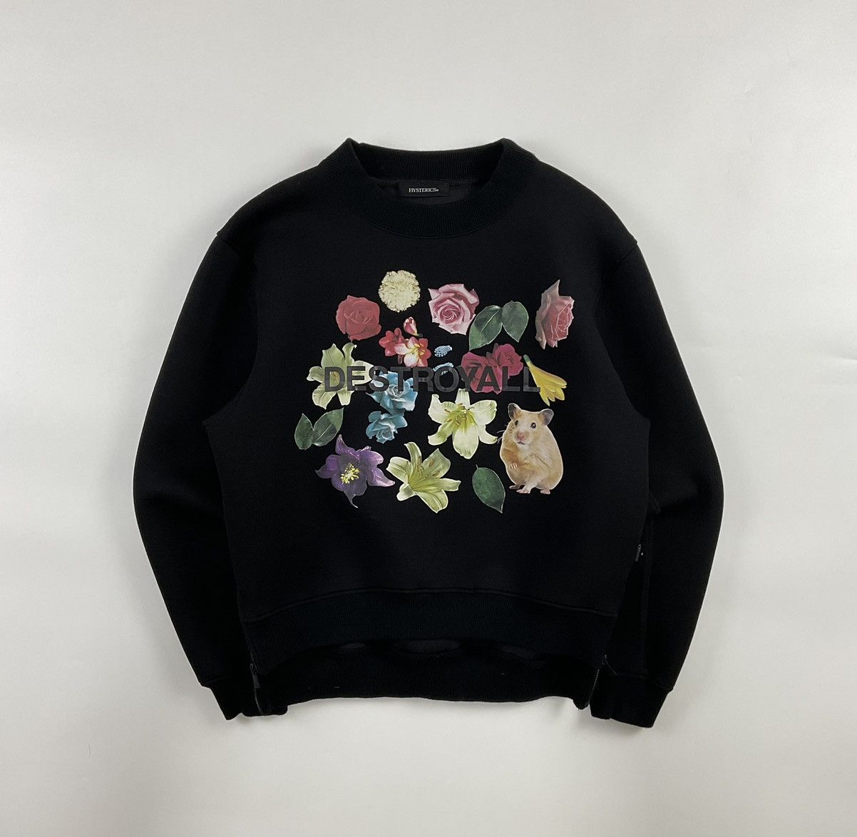 image of Hysteric Glamour Destroy All in Black, Women's (Size Medium)