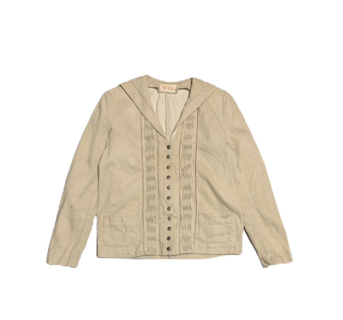 image of Archival Clothing x Pink House Vintage 80's Pink House Jacket in All Nude, Men's (Size Small)