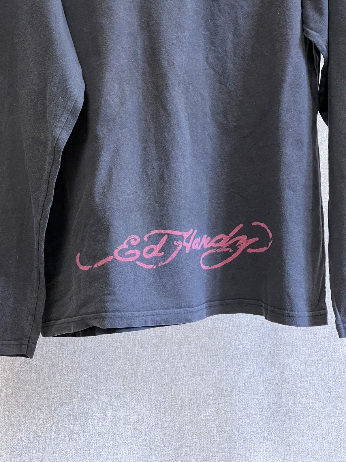 Christian Audigier Ed Hardy by Christian Audigier sculls big logo long sleeve Size US XL / EU 56 / 4 - 9 Thumbnail