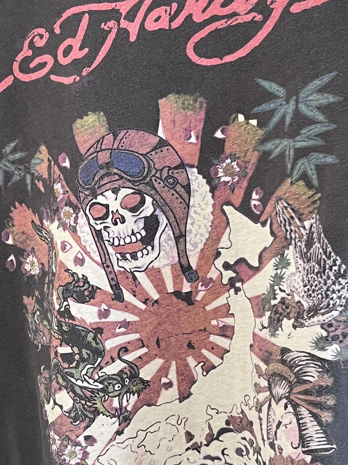 Christian Audigier Ed Hardy by Christian Audigier sculls big logo long sleeve Size US XL / EU 56 / 4 - 6 Thumbnail