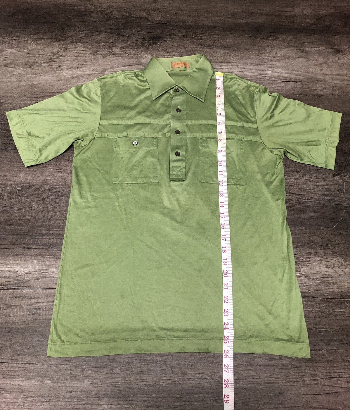 Designer × Vintage × Yves Saint Laurent Vintage Yves Saint Lauren Paris Polo Tee Shirt Size US M / EU 48-50 / 2 - 4 Thumbnail