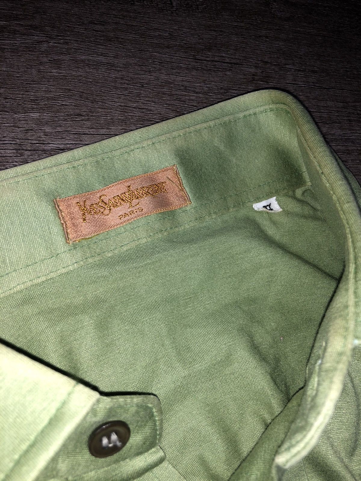 Designer × Vintage × Yves Saint Laurent Vintage Yves Saint Lauren Paris Polo Tee Shirt Size US M / EU 48-50 / 2 - 10 Thumbnail