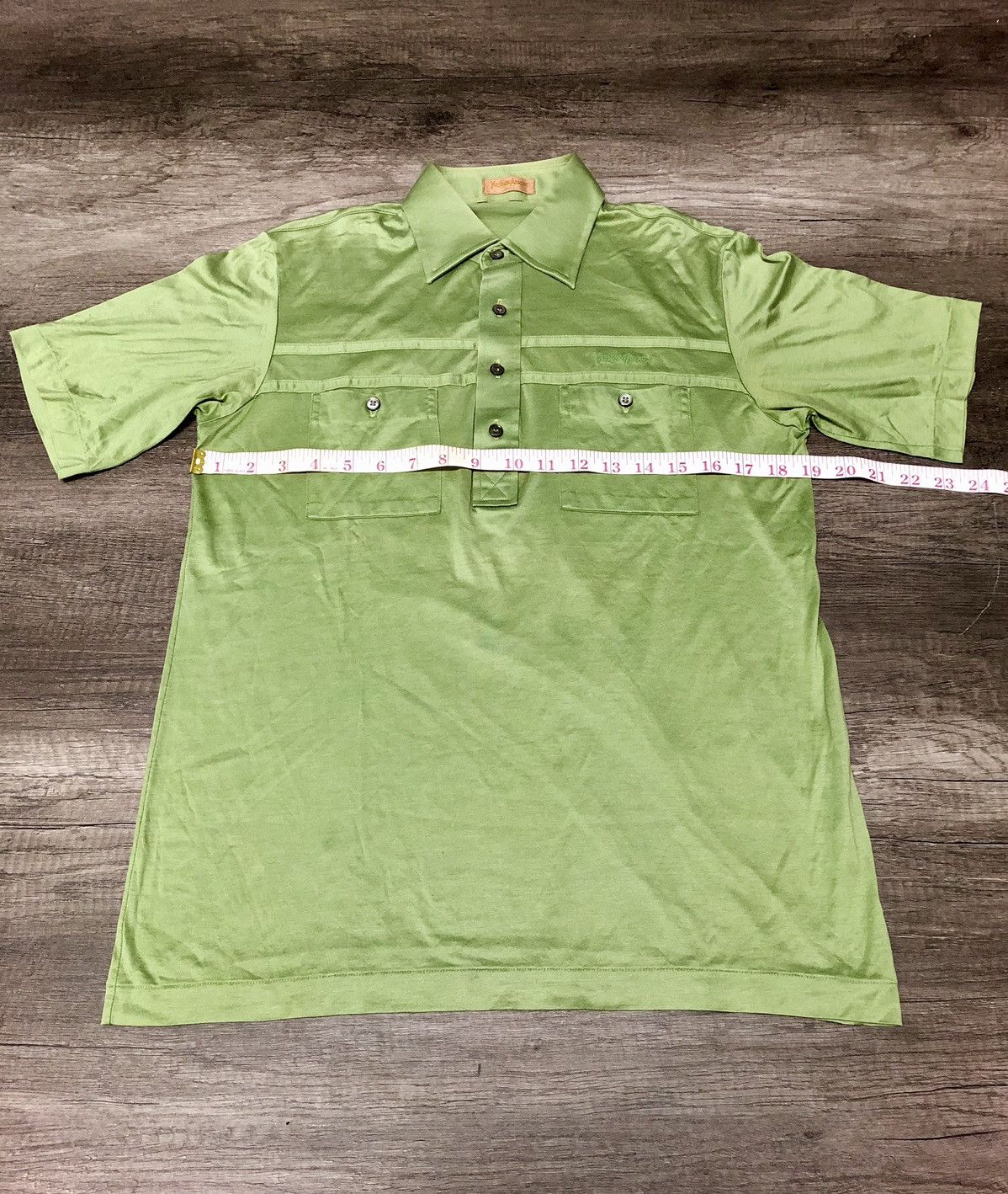 Designer × Vintage × Yves Saint Laurent Vintage Yves Saint Lauren Paris Polo Tee Shirt Size US M / EU 48-50 / 2 - 3 Thumbnail