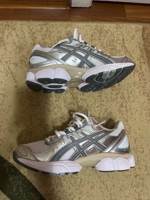 Asics Gel Nimbus 9 White Steel Grey Grailed