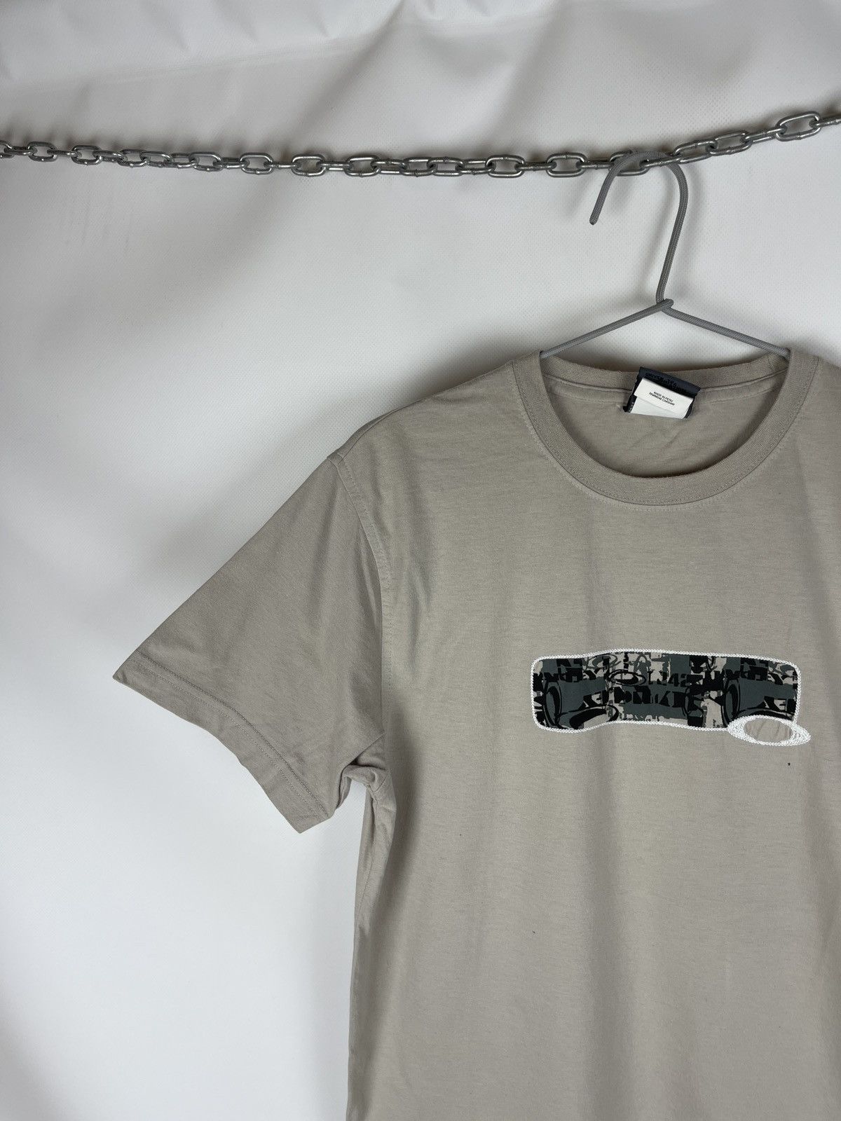 Oakley Oakley vintage big logo beige tee shirt Size US M / EU 48-50 / 2 - 2 Thumbnail