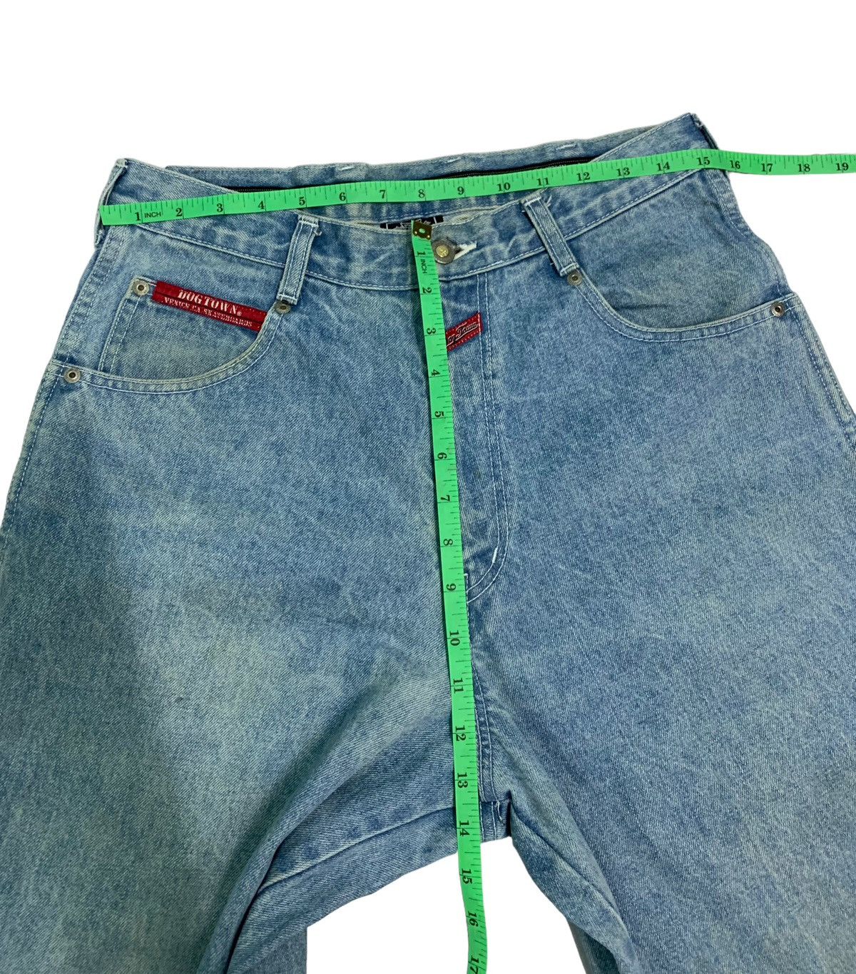 Dogtown Vintage 90s Hip Hop DogTown Distressed Baggy Jeans Size US 30 / EU 46 - 14 Thumbnail