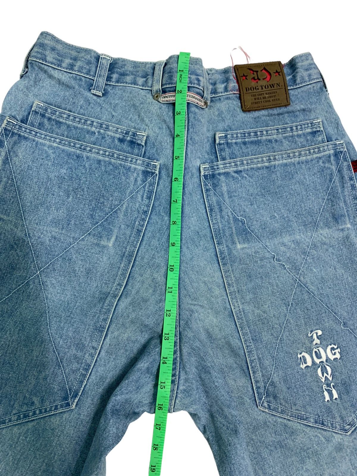 Dogtown Vintage 90s Hip Hop DogTown Distressed Baggy Jeans Size US 30 / EU 46 - 18 Thumbnail