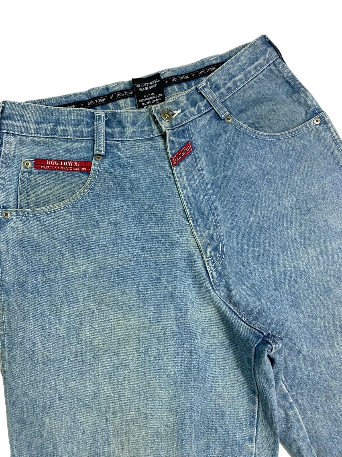 Dogtown Vintage 90s Hip Hop DogTown Distressed Baggy Jeans Size US 30 / EU 46 - 6 Thumbnail