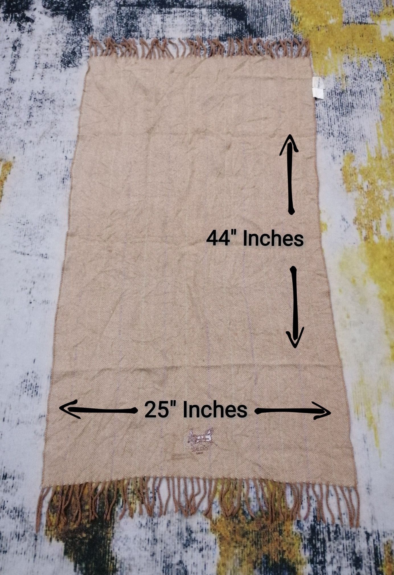 Celine Vintage CELINE Paris Cashmere & Wool Muffler Scraf Size ONE SIZE - 12 Thumbnail