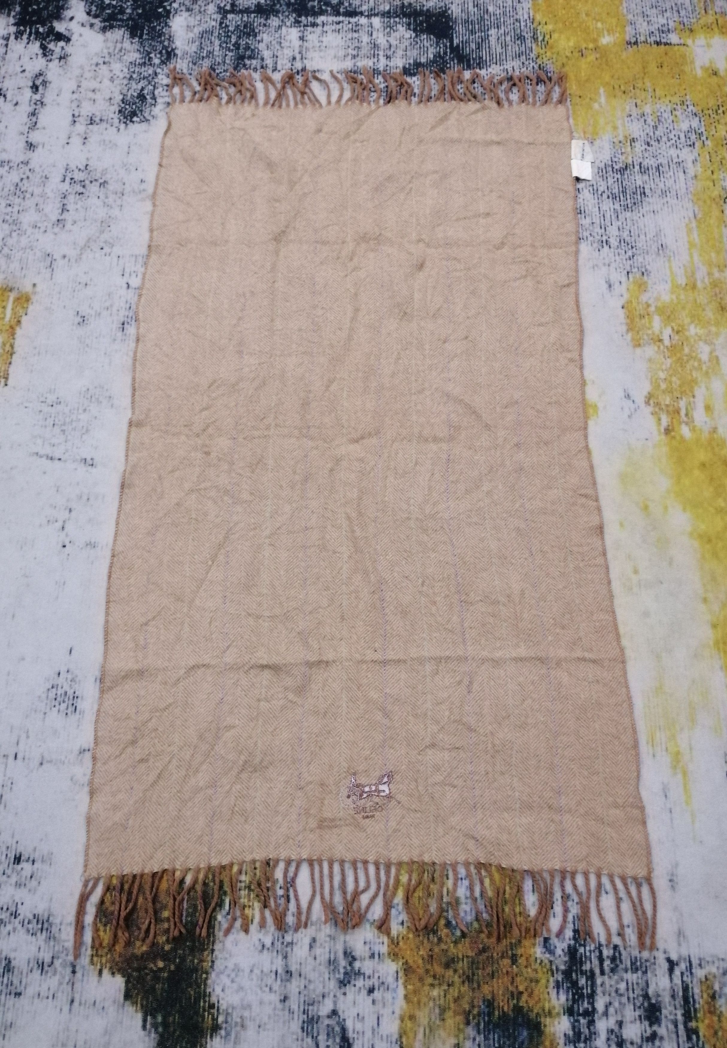 Celine Vintage CELINE Paris Cashmere & Wool Muffler Scraf Size ONE SIZE - 3 Thumbnail