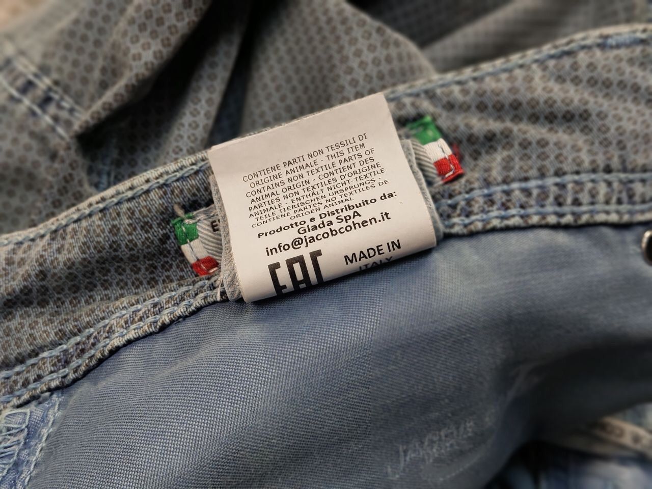Jacob Cohen Jacob Cohen 622 limited edition comfort Pattern blue Pants Size US 35 - 13 Thumbnail