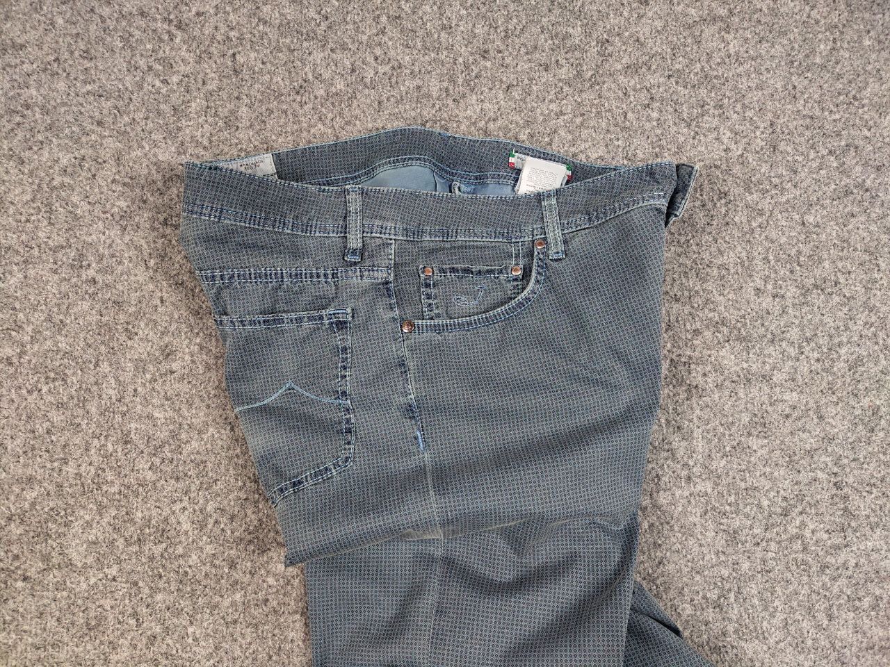 Jacob Cohen Jacob Cohen 622 limited edition comfort Pattern blue Pants Size US 35 - 3 Thumbnail