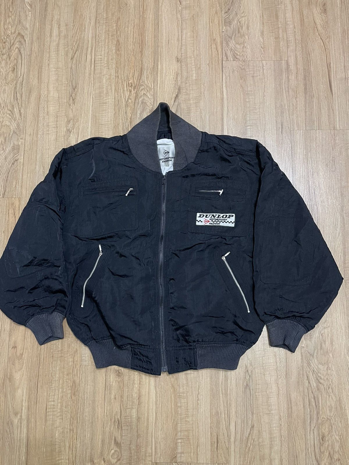 Dunlop × Japanese Brand × Vintage Dunlop Motorsport Jacket Size US L / EU 52-54 / 3 - 1 Thumbnail