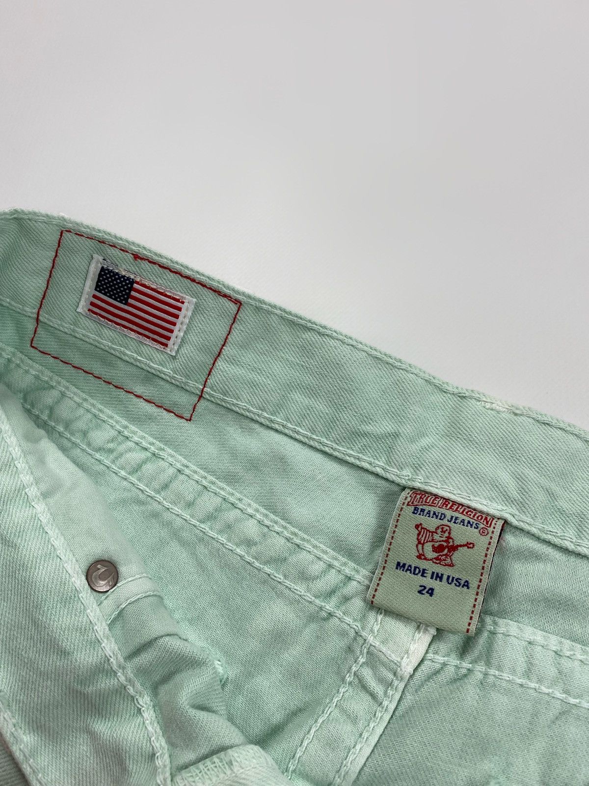 True Religion True Religion Cameron Mint Jeans Pants Size 24 Size 30" / US 8 / IT 44 - 12 Thumbnail