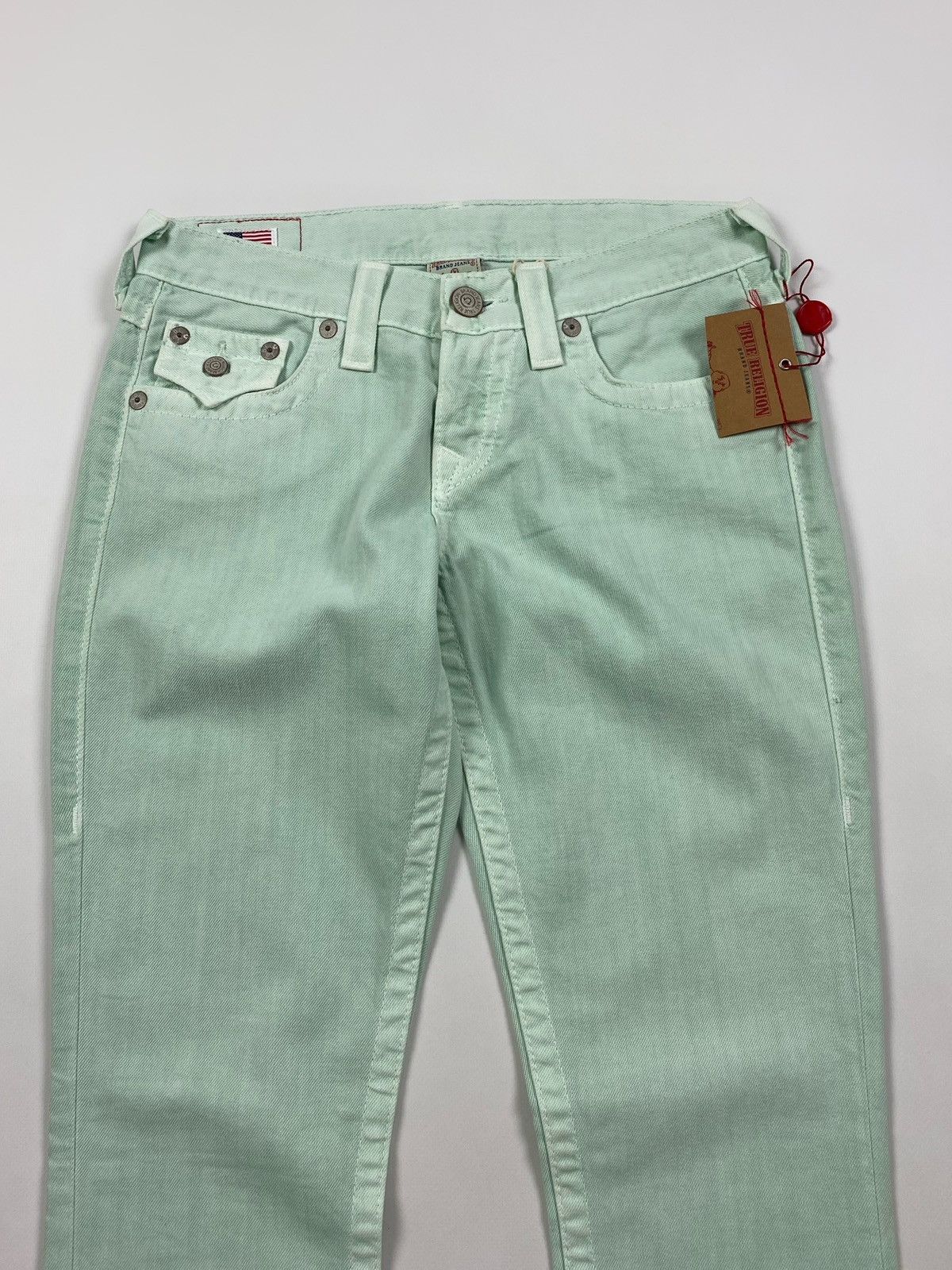 True Religion True Religion Cameron Mint Jeans Pants Size 24 Size 30" / US 8 / IT 44 - 7 Thumbnail