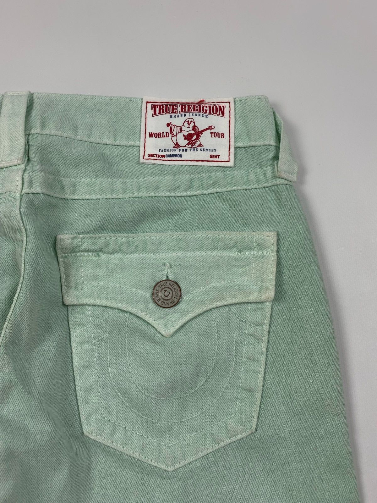 True Religion True Religion Cameron Mint Jeans Pants Size 24 Size 30" / US 8 / IT 44 - 3 Thumbnail