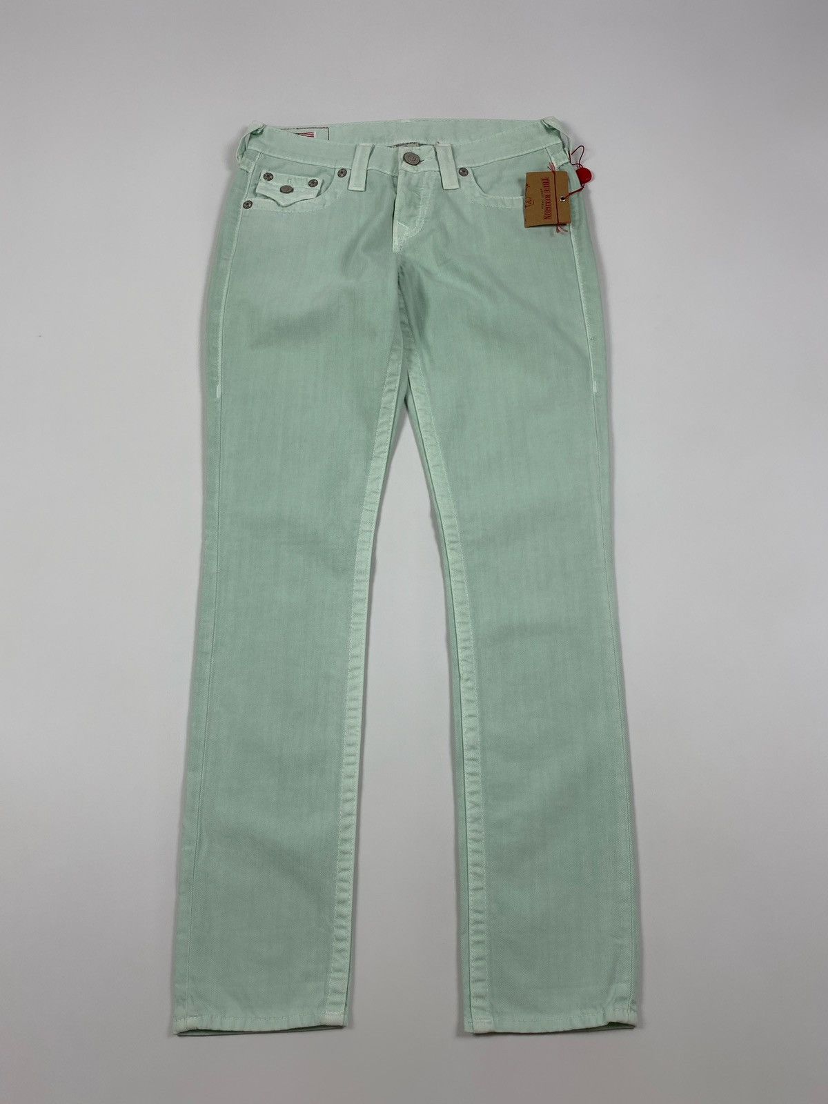 True Religion True Religion Cameron Mint Jeans Pants Size 24 Size 30" / US 8 / IT 44 - 6 Thumbnail