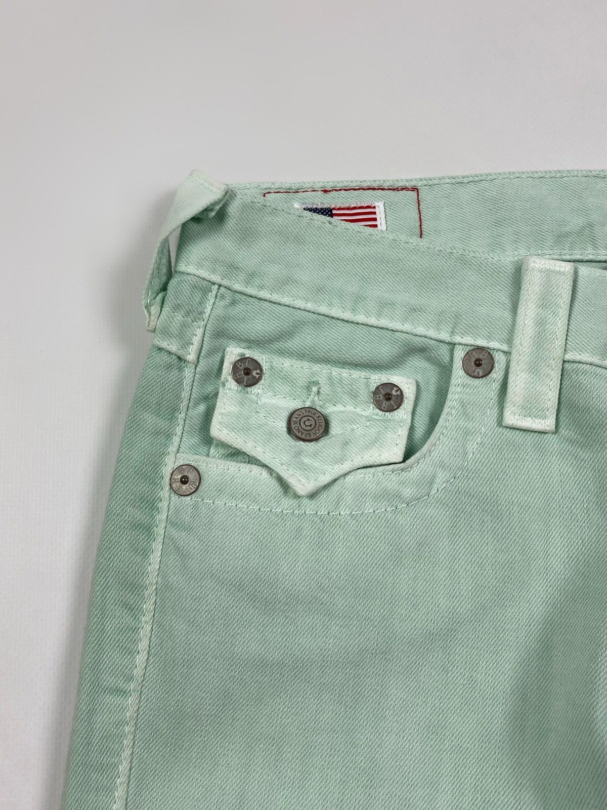 True Religion True Religion Cameron Mint Jeans Pants Size 24 Size 30" / US 8 / IT 44 - 10 Thumbnail