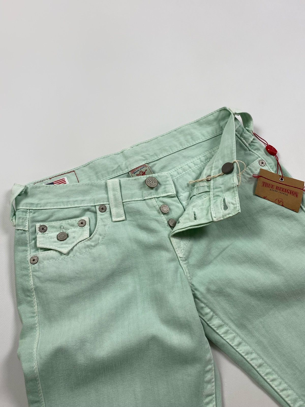 True Religion True Religion Cameron Mint Jeans Pants Size 24 Size 30" / US 8 / IT 44 - 9 Thumbnail