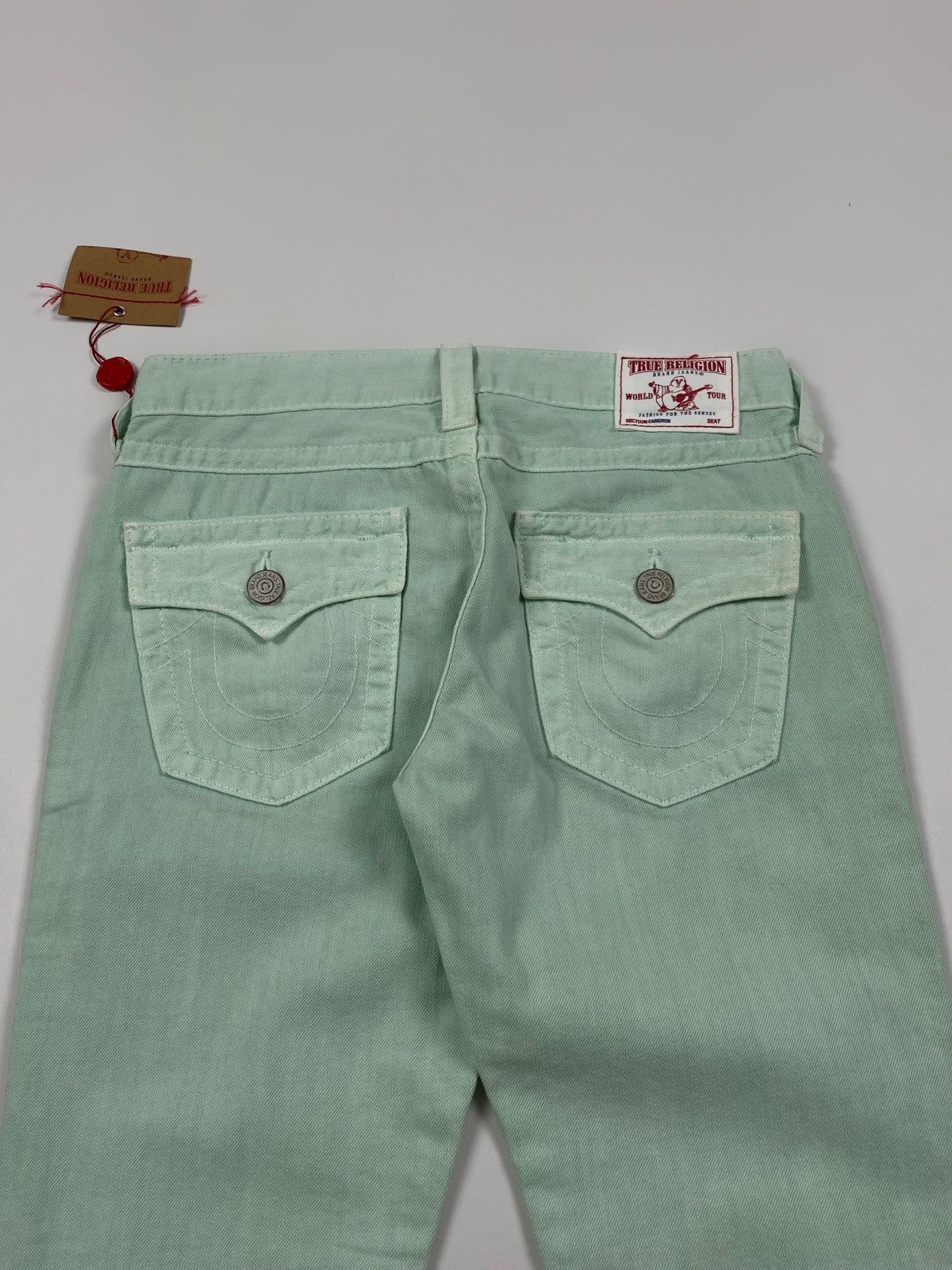 True Religion True Religion Cameron Mint Jeans Pants Size 24 Size 30" / US 8 / IT 44 - 2 Thumbnail