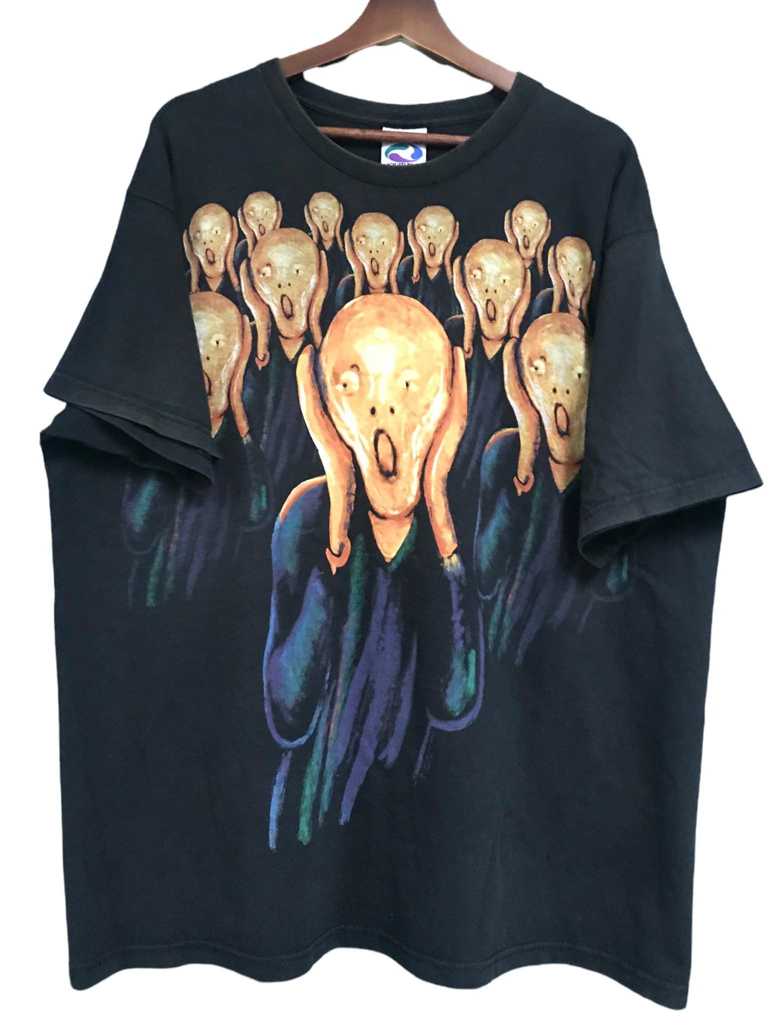 Band Tees × Liquid Blue × Vintage Vintage Scream Liquid Blue 90s t shirt Size US XL / EU 56 / 4 - 1 Thumbnail