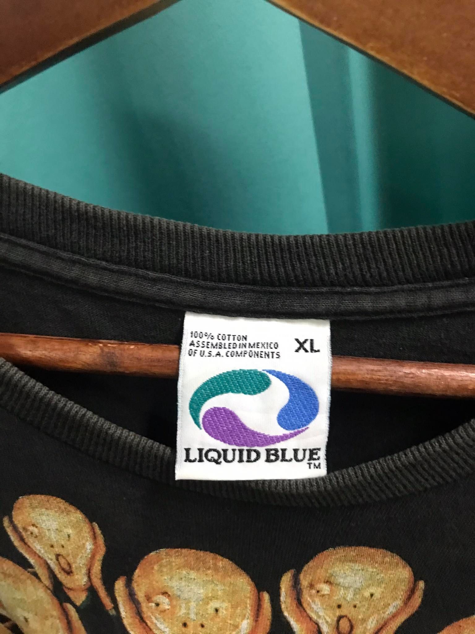 Band Tees × Liquid Blue × Vintage Vintage Scream Liquid Blue 90s t shirt Size US XL / EU 56 / 4 - 3 Thumbnail