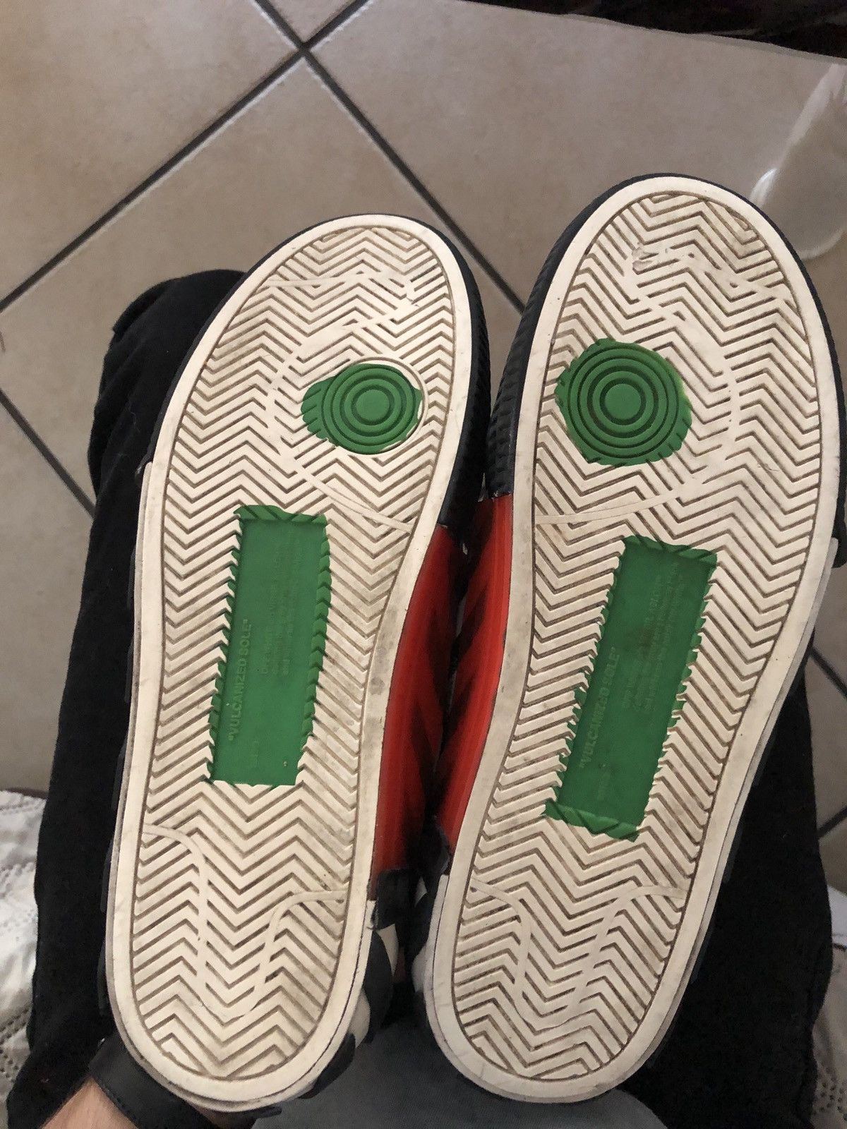 Off-White Off-White Vulcanized Shoes Size US 9 / EU 42 - 12 Thumbnail
