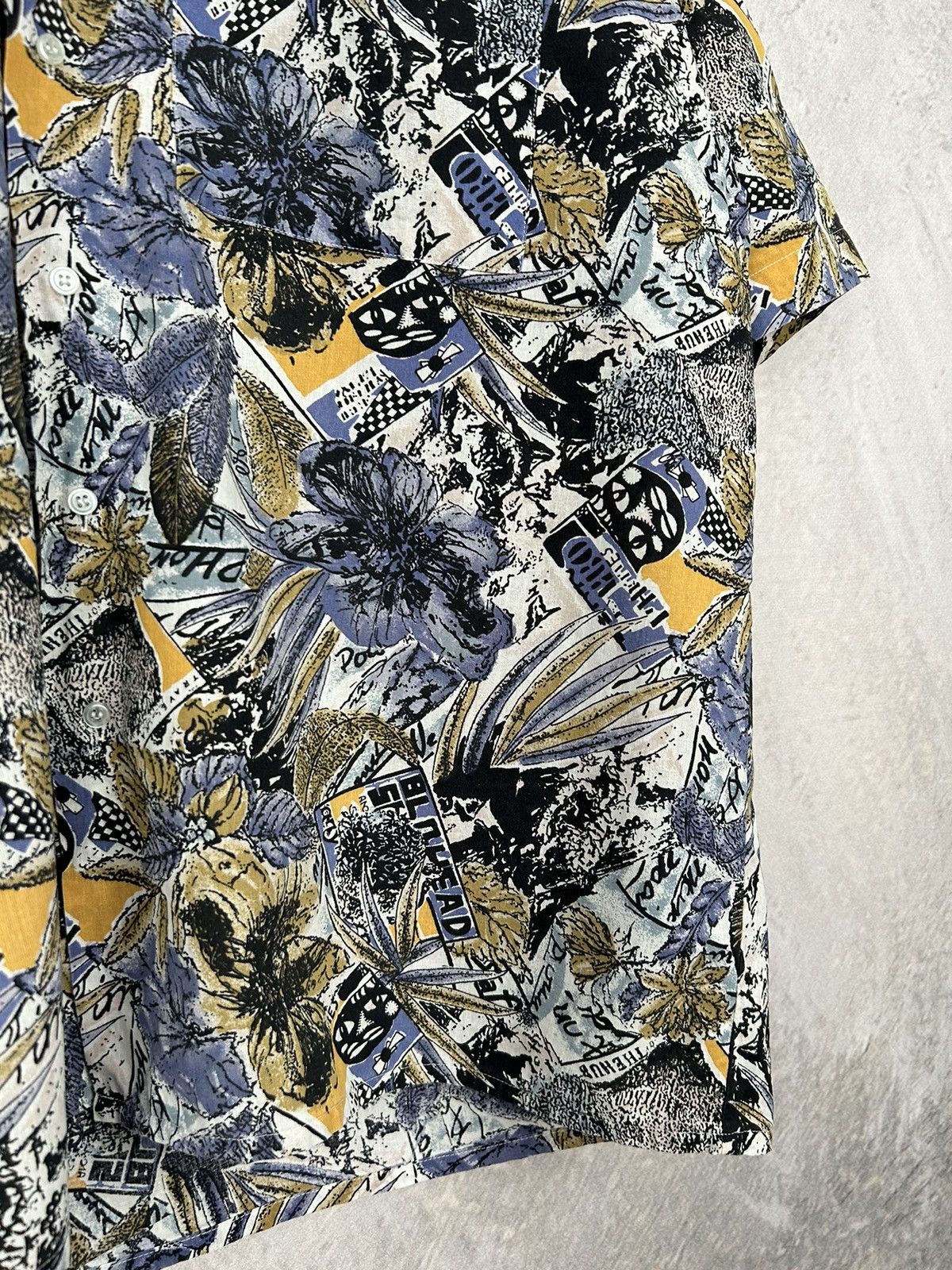 Other Vintage Hawaiian Shirt Crazy Full Printed 90s Y2K Retro Size US XL / EU 56 / 4 - 4 Thumbnail