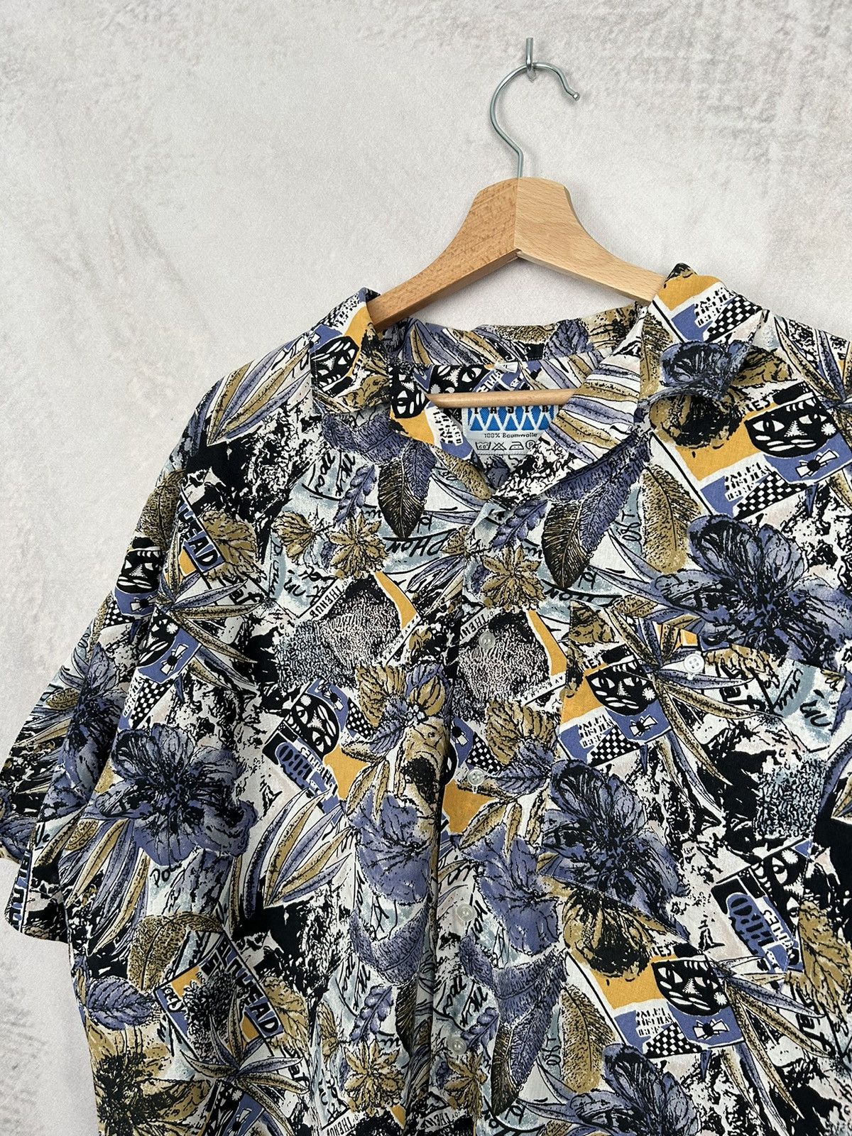 Other Vintage Hawaiian Shirt Crazy Full Printed 90s Y2K Retro Size US XL / EU 56 / 4 - 3 Thumbnail