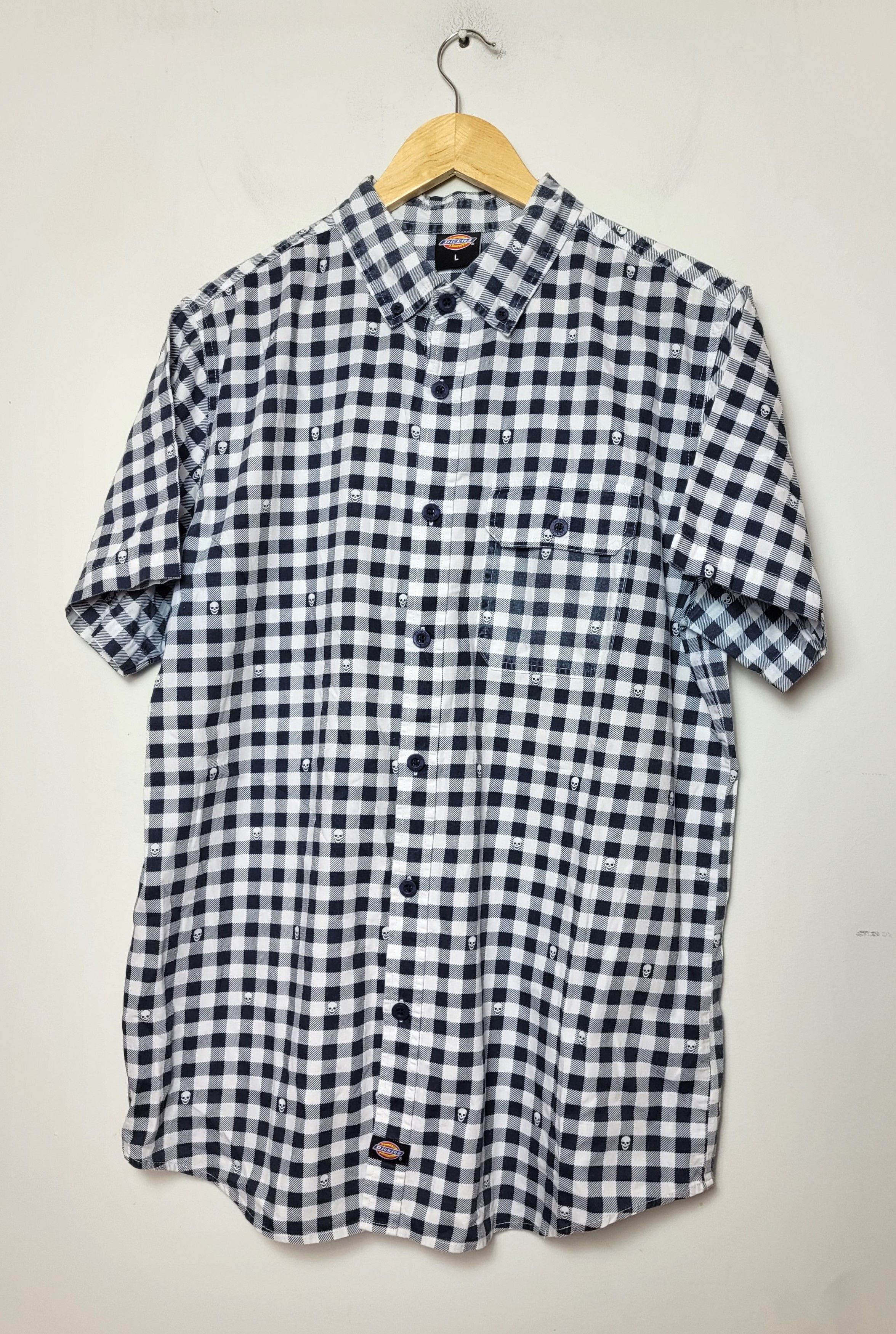 Dickies × Vintage Dickies vintage y2k skull printed shirt Size US L / EU 52-54 / 3 - 1 Thumbnail